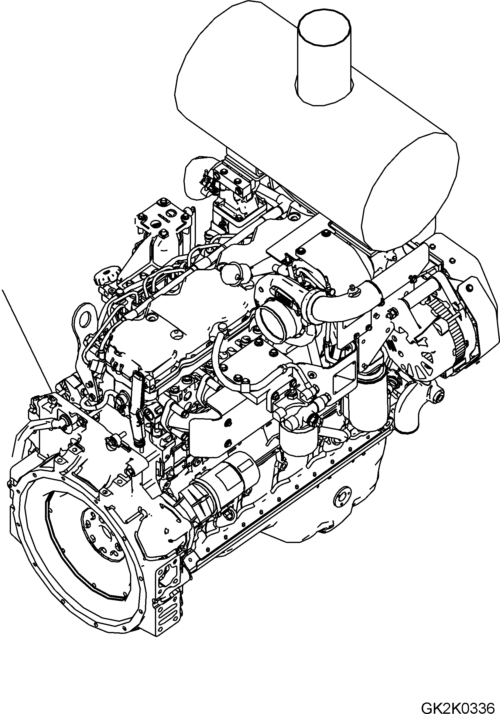 ENGINE, SAA6D107E-1J-W 6754-J0-0020 KOMATSU