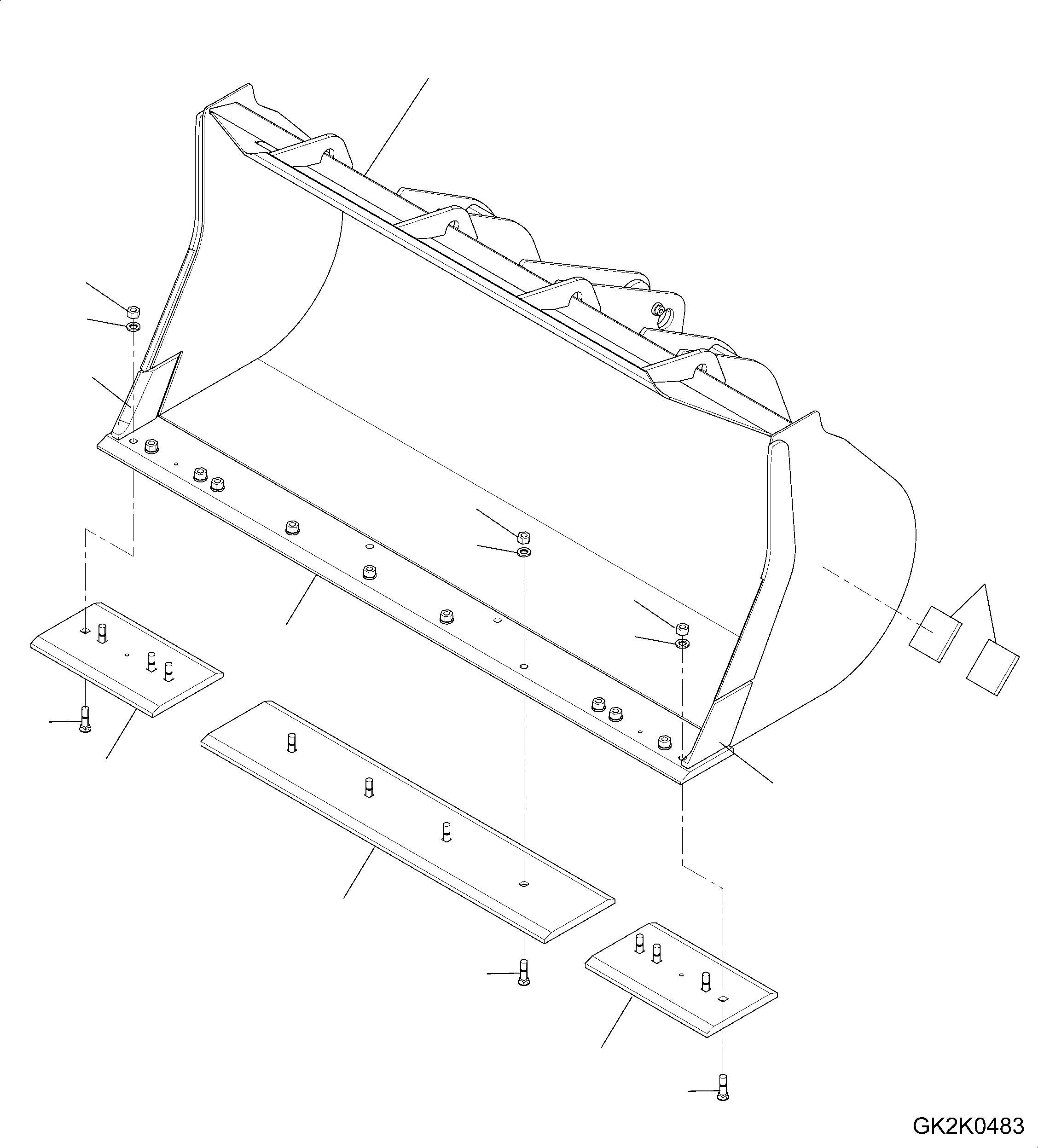 Щётка стеклоочистителя 419-72-H2A20 KOMATSU