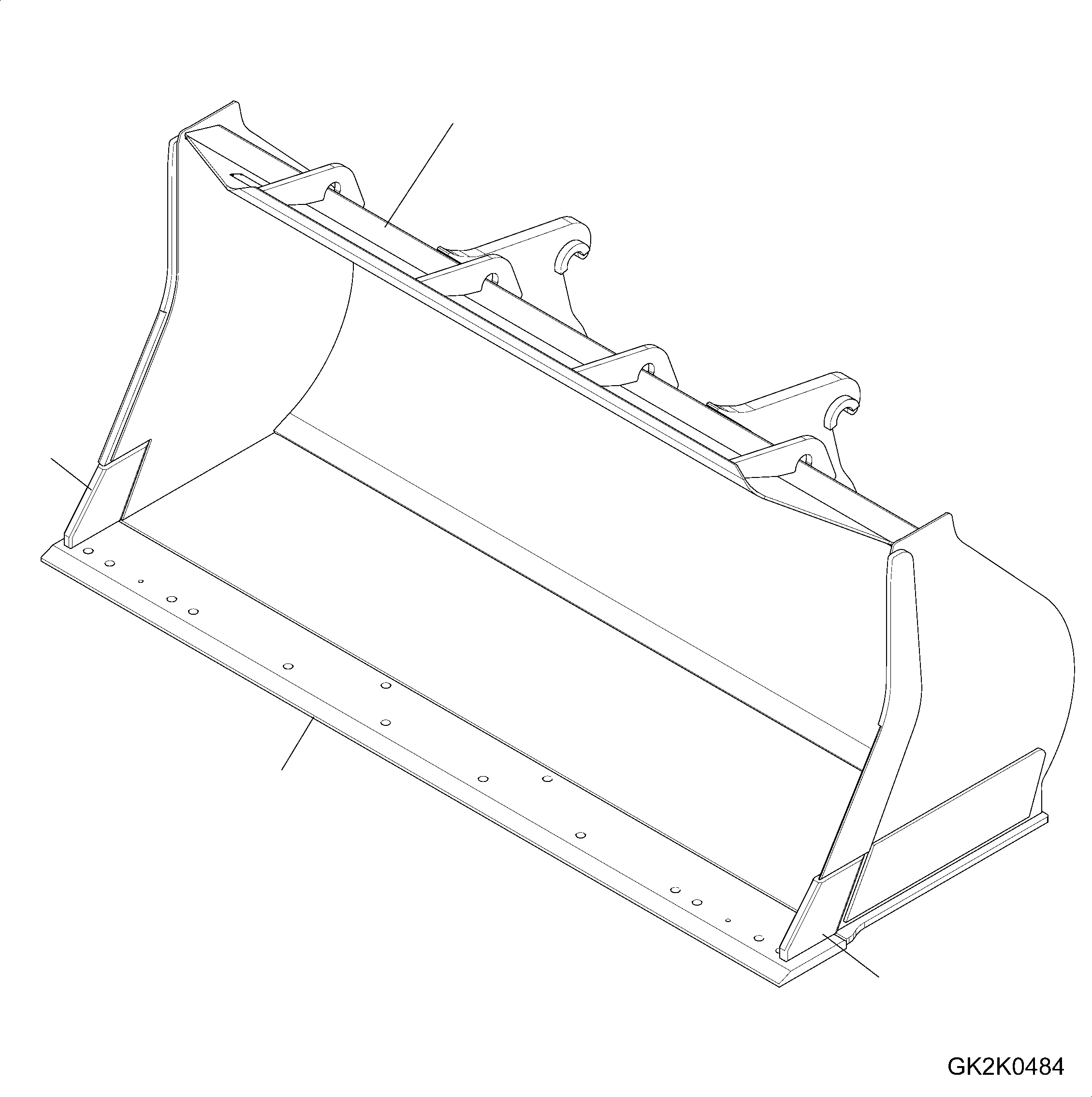 Bucket Assembly 419-73-H2N70 KOMATSU