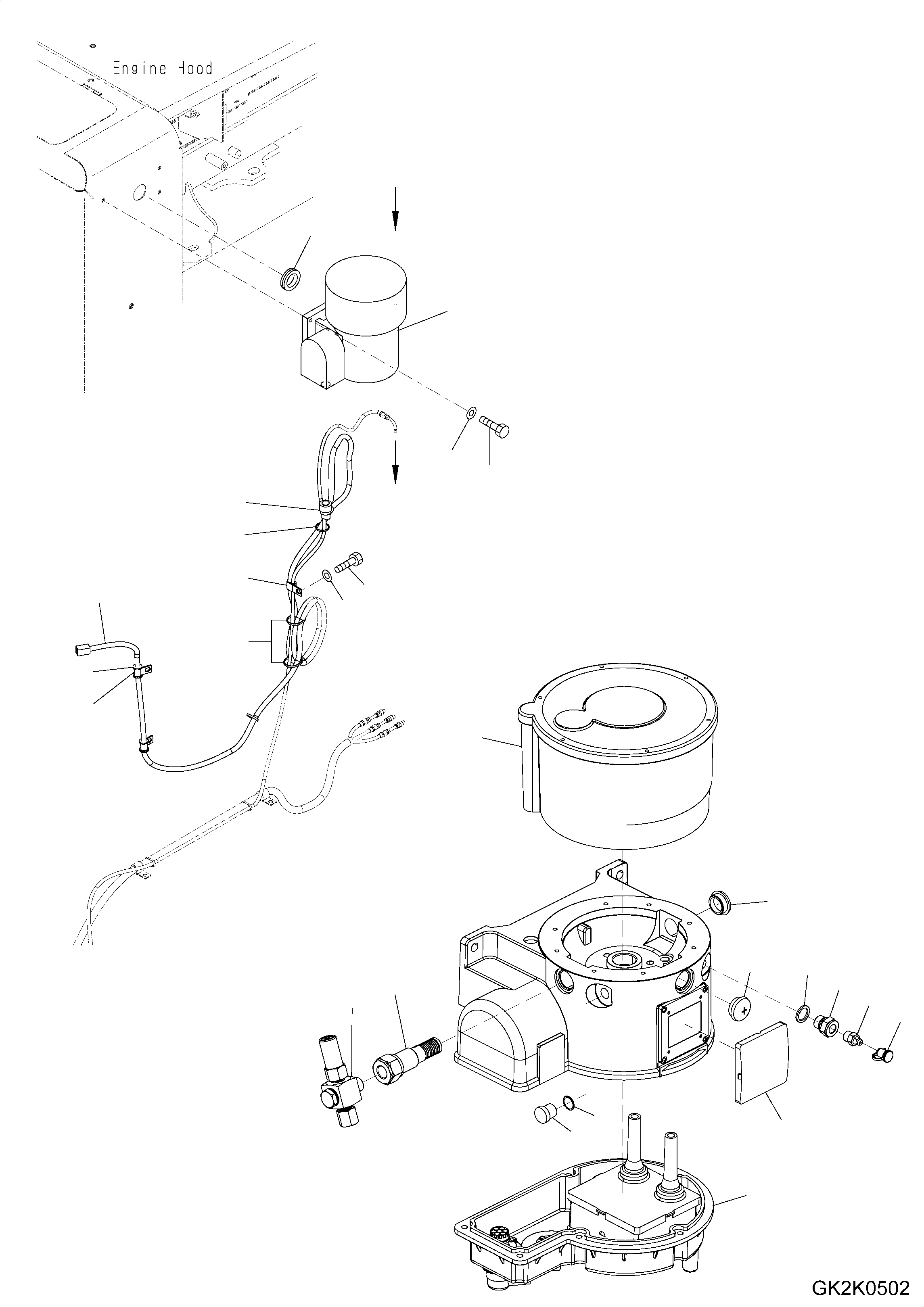 Grease Pump Assembly (\8\419-S95-H760) KOMATSU