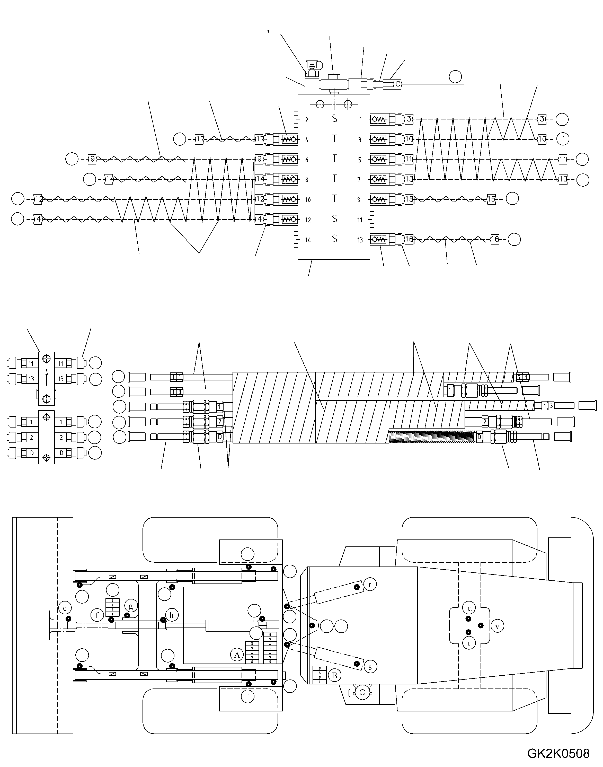 Feeder Front Frame 419-09-H3800 KOMATSU