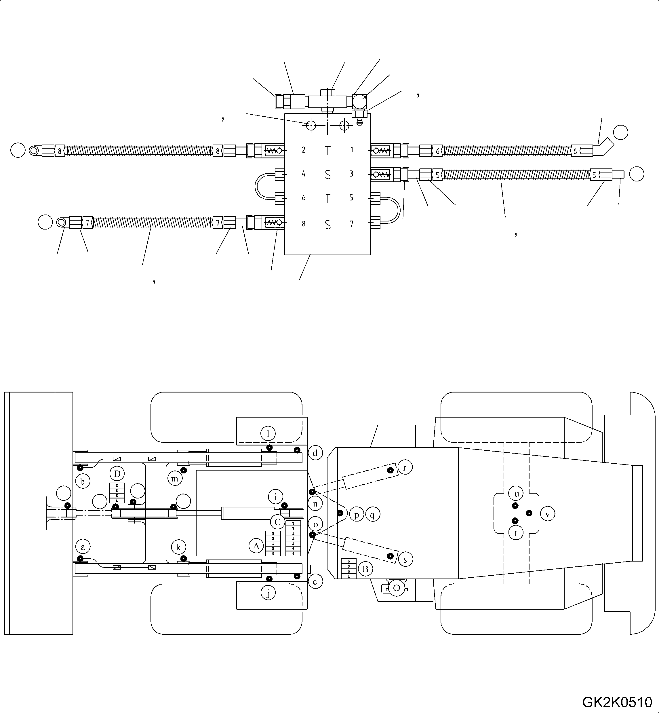 FEEDER ASSEMBLY (\8\419-S95-H780) KOMATSU