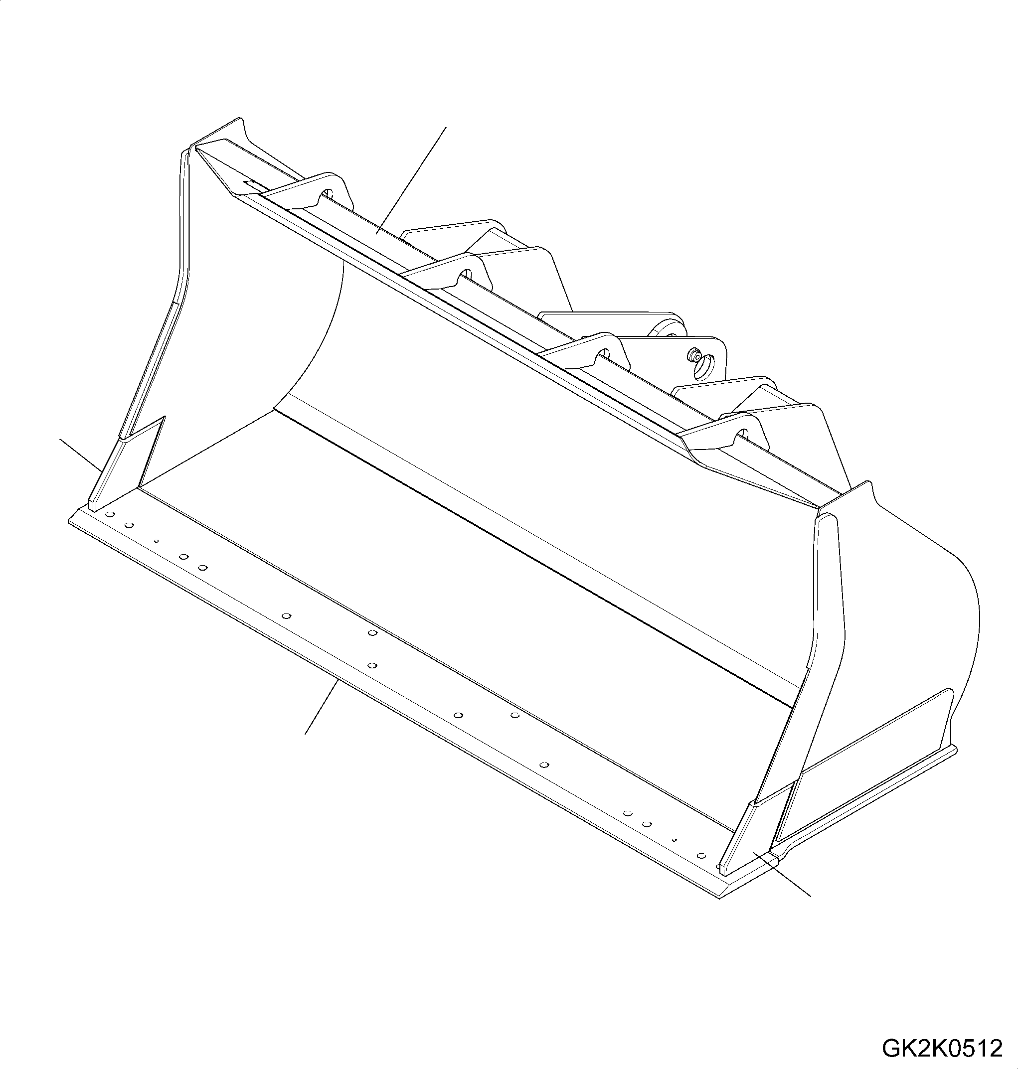 BUCKET ASSEMBLY 419-73-H2760 KOMATSU