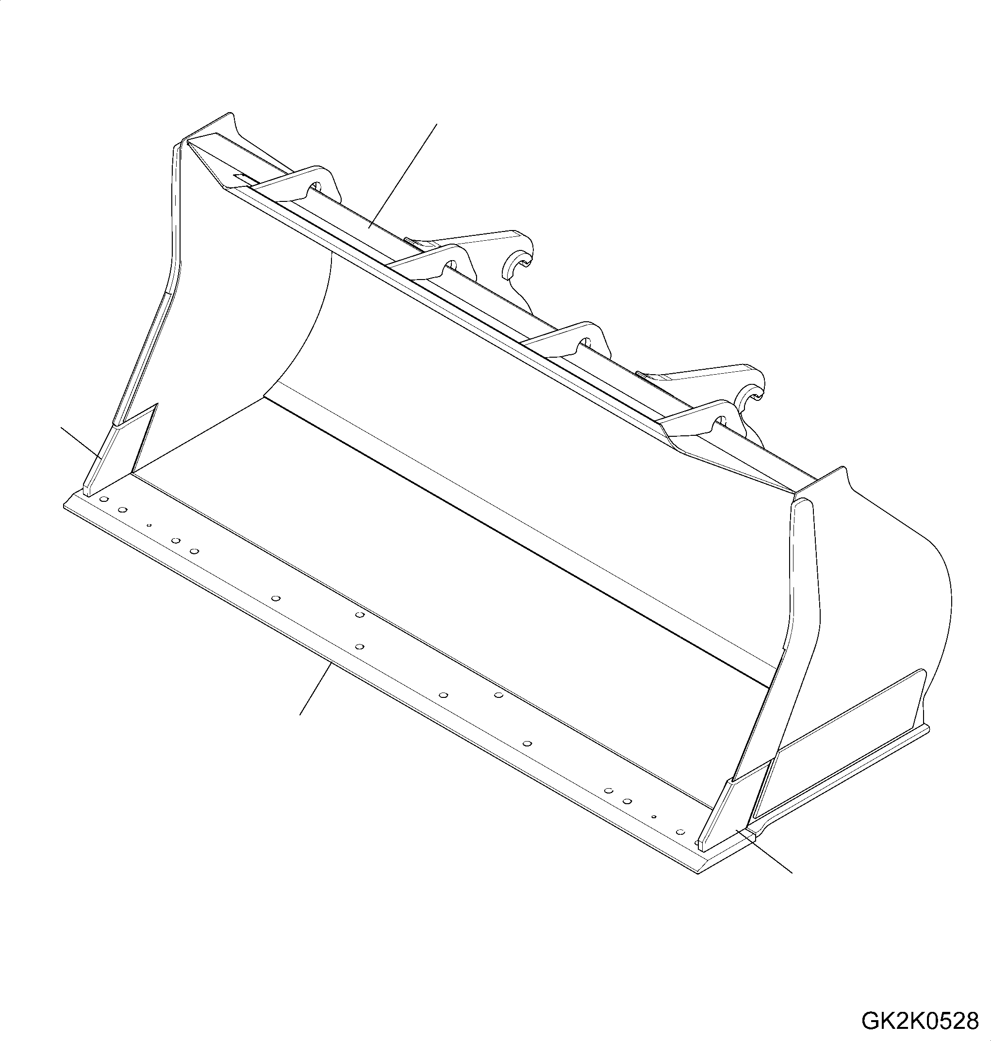 BUCKET ASSEMBLY 419-73-H2790 KOMATSU