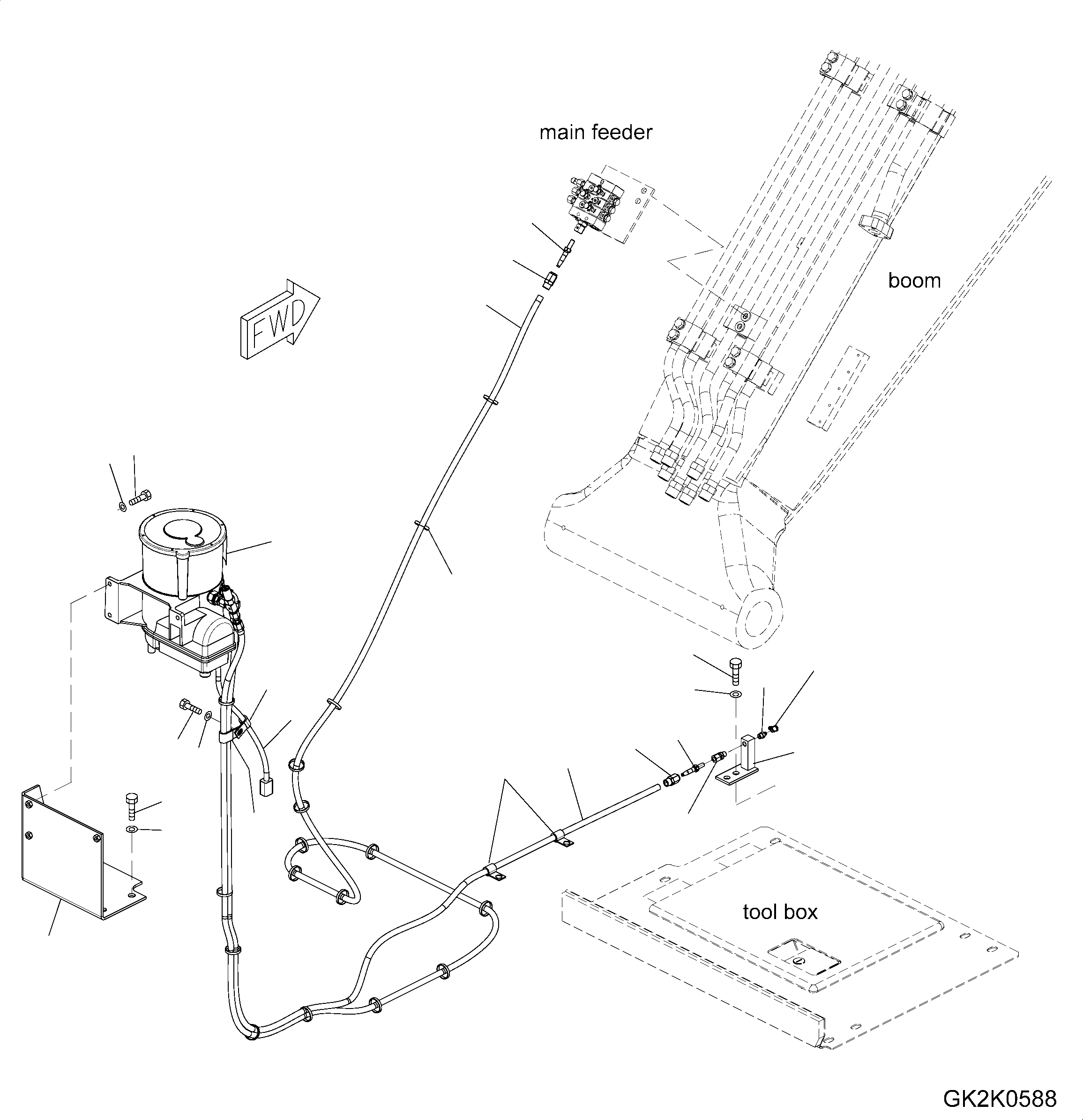 GREASE PUMP ASSEMBLY (20E-S95-4210) KOMATSU