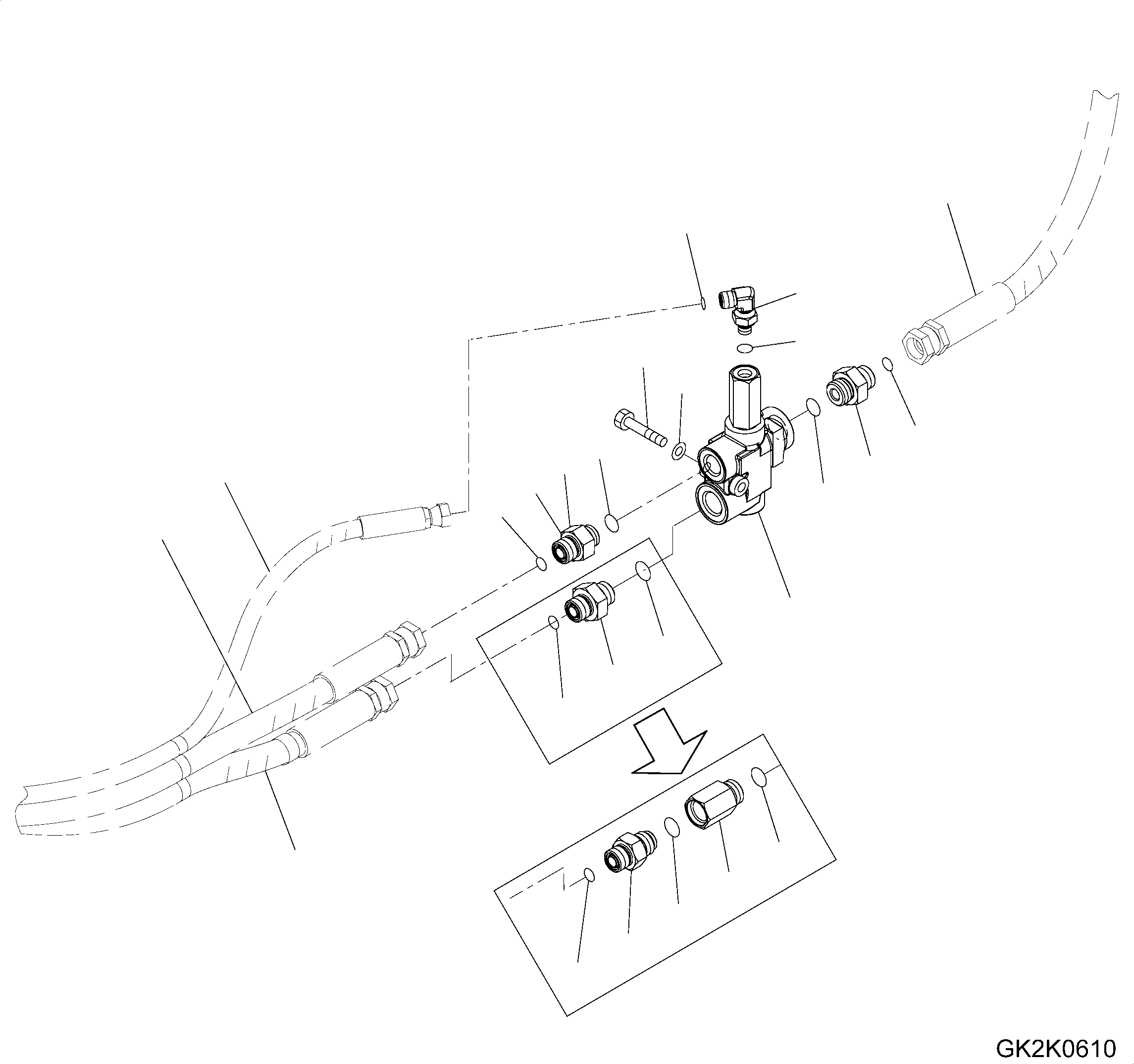 Шланг (02765-00229) KOMATSU