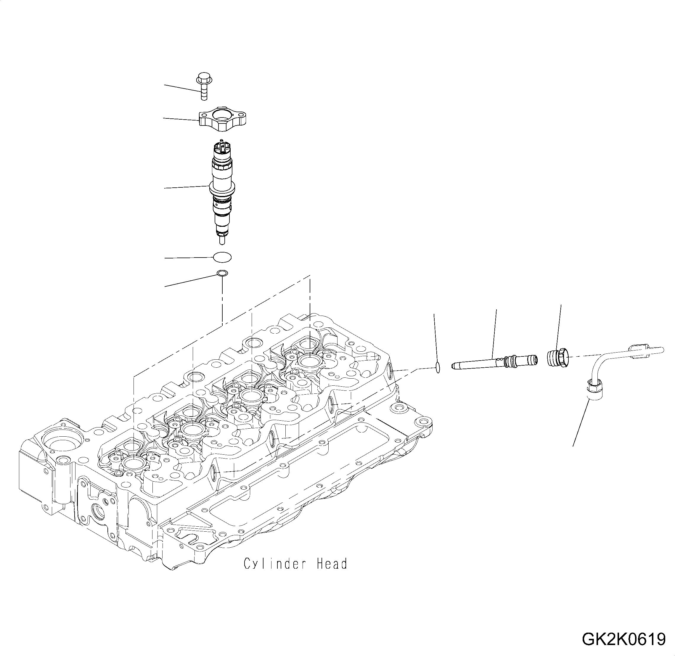 TUBE, INJECTOR FUEL SUPPLY (6754-71-5240) KOMATSU