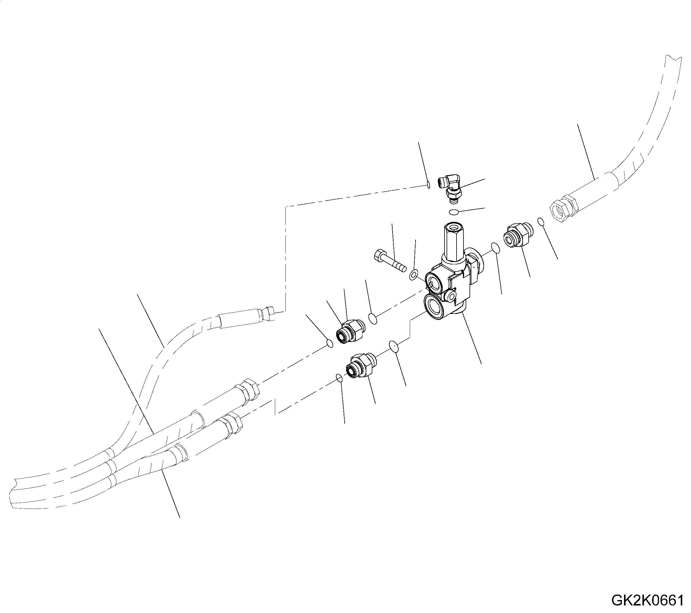 Шланг (02766-004A5) KOMATSU