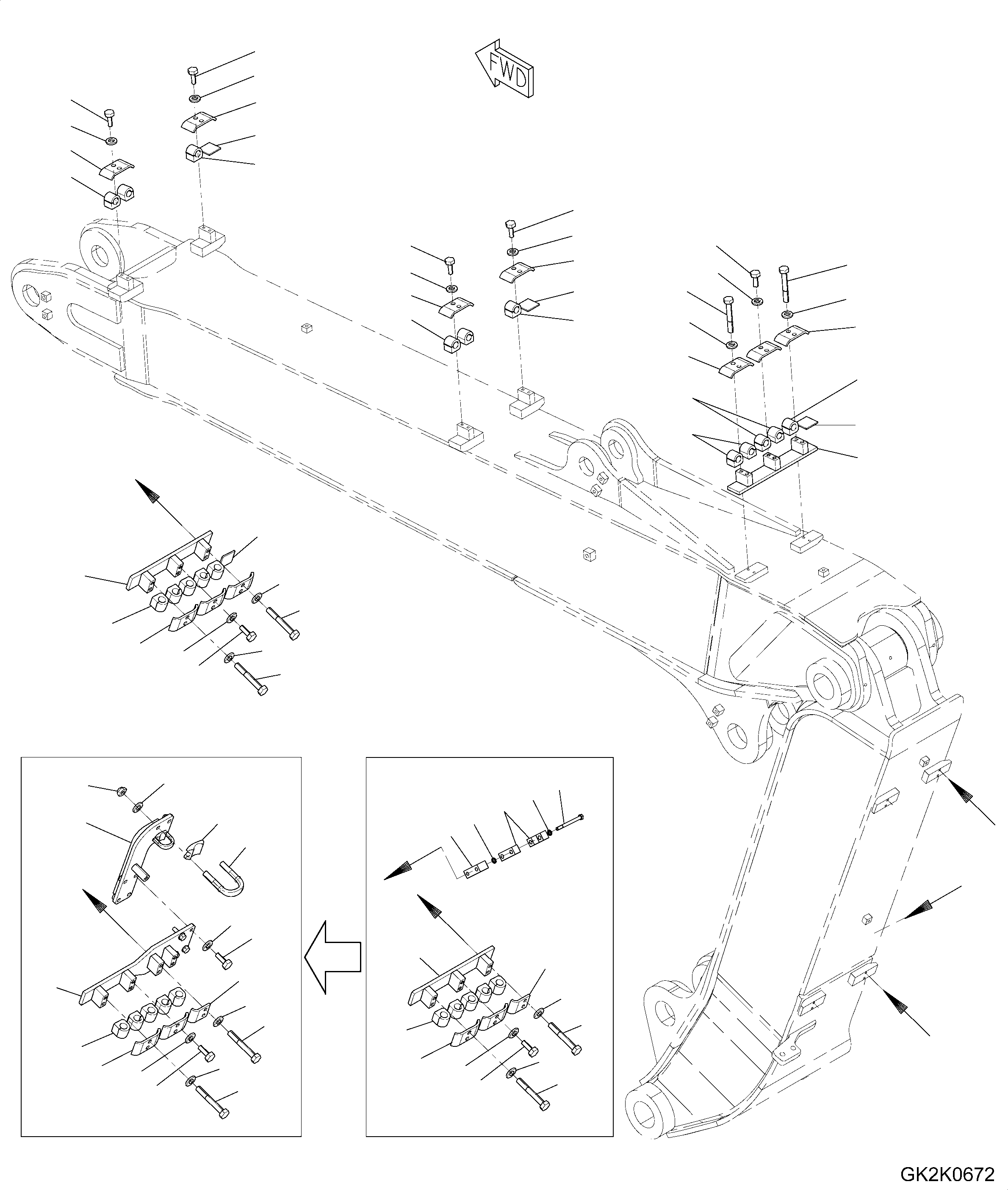 Кронштейн 20G-70-32470 KOMATSU