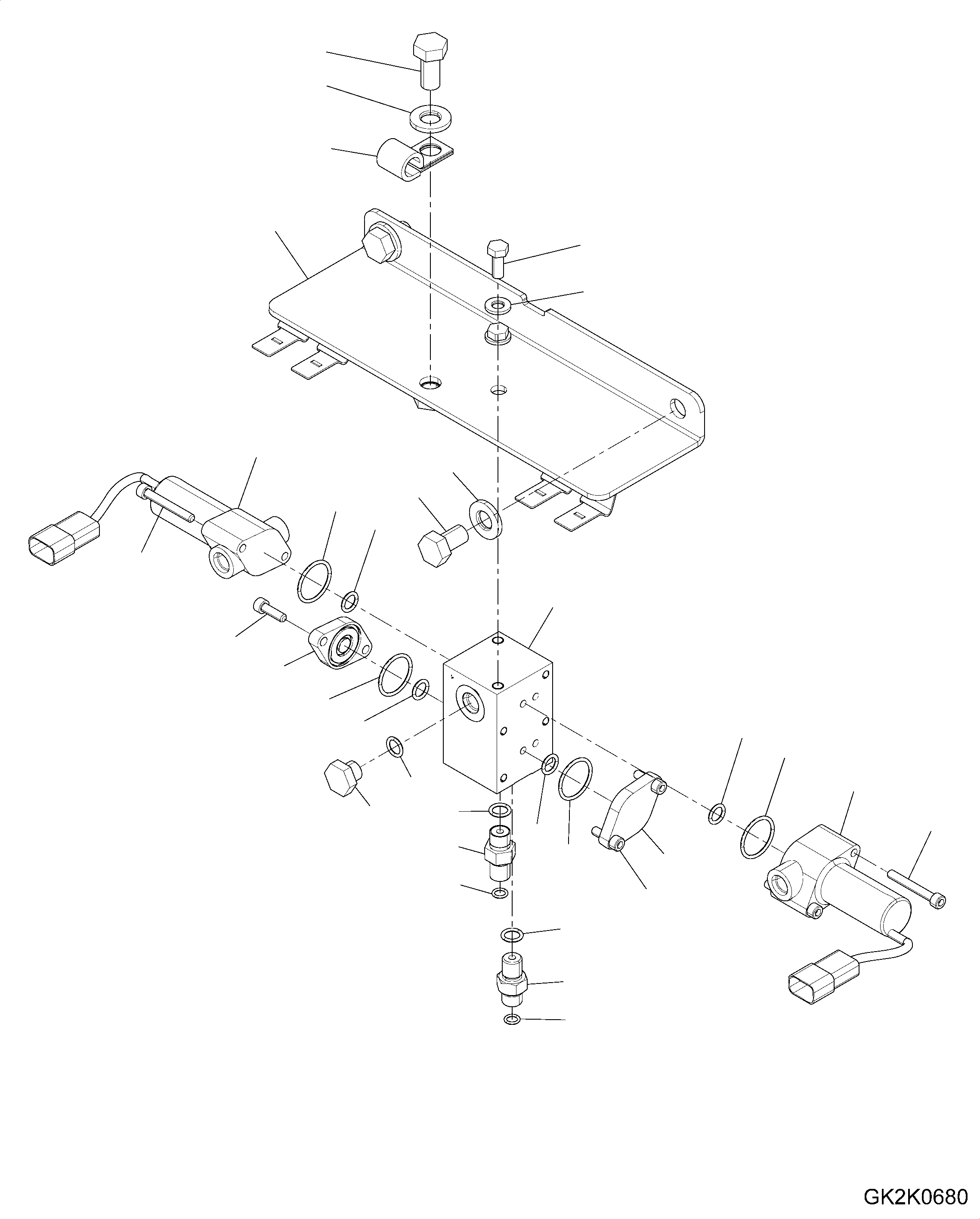 Кронштейн 20G-62-34741 KOMATSU