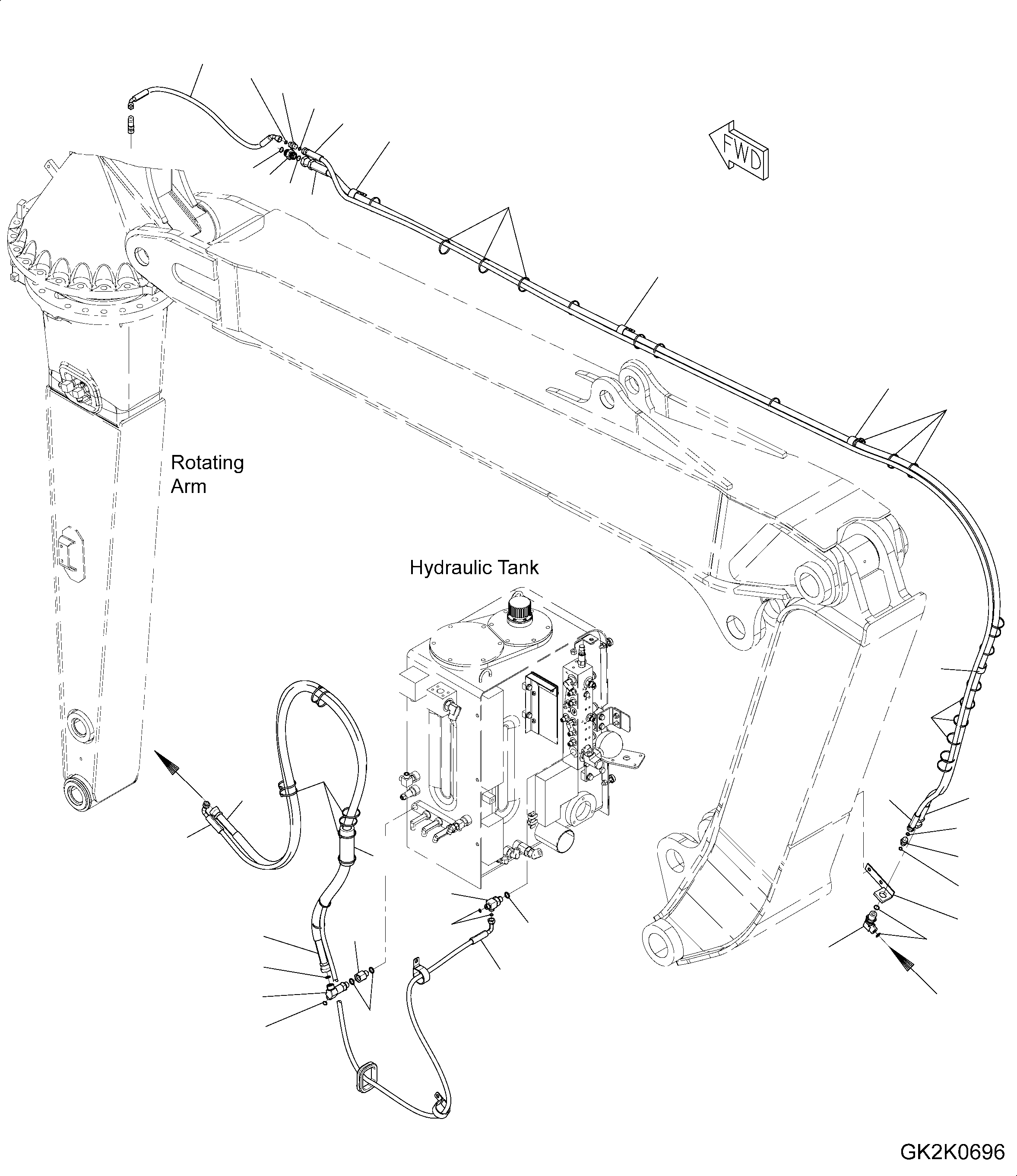 Шланг 02763-00554 KOMATSU