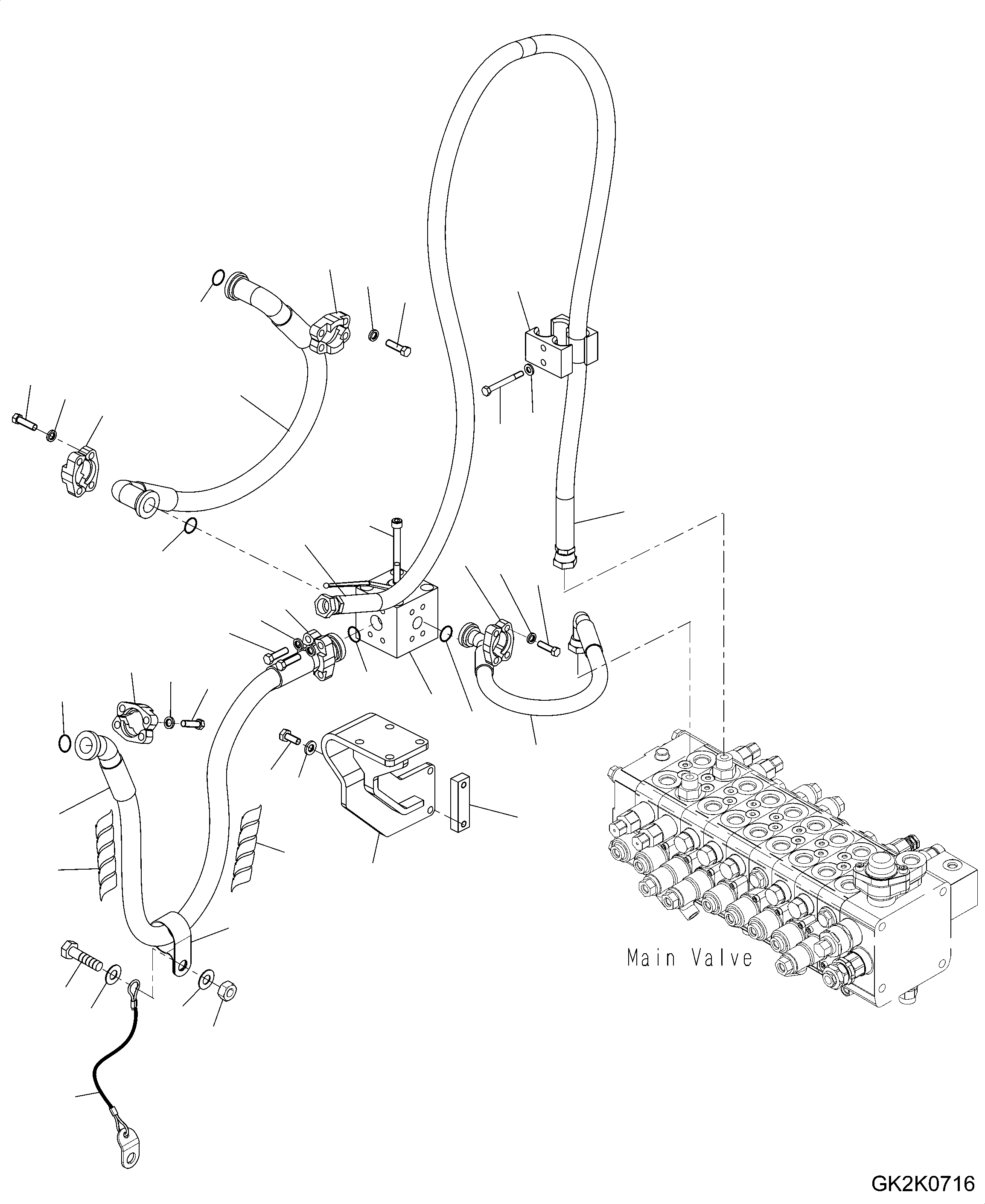 Шланг 02778-00523 KOMATSU