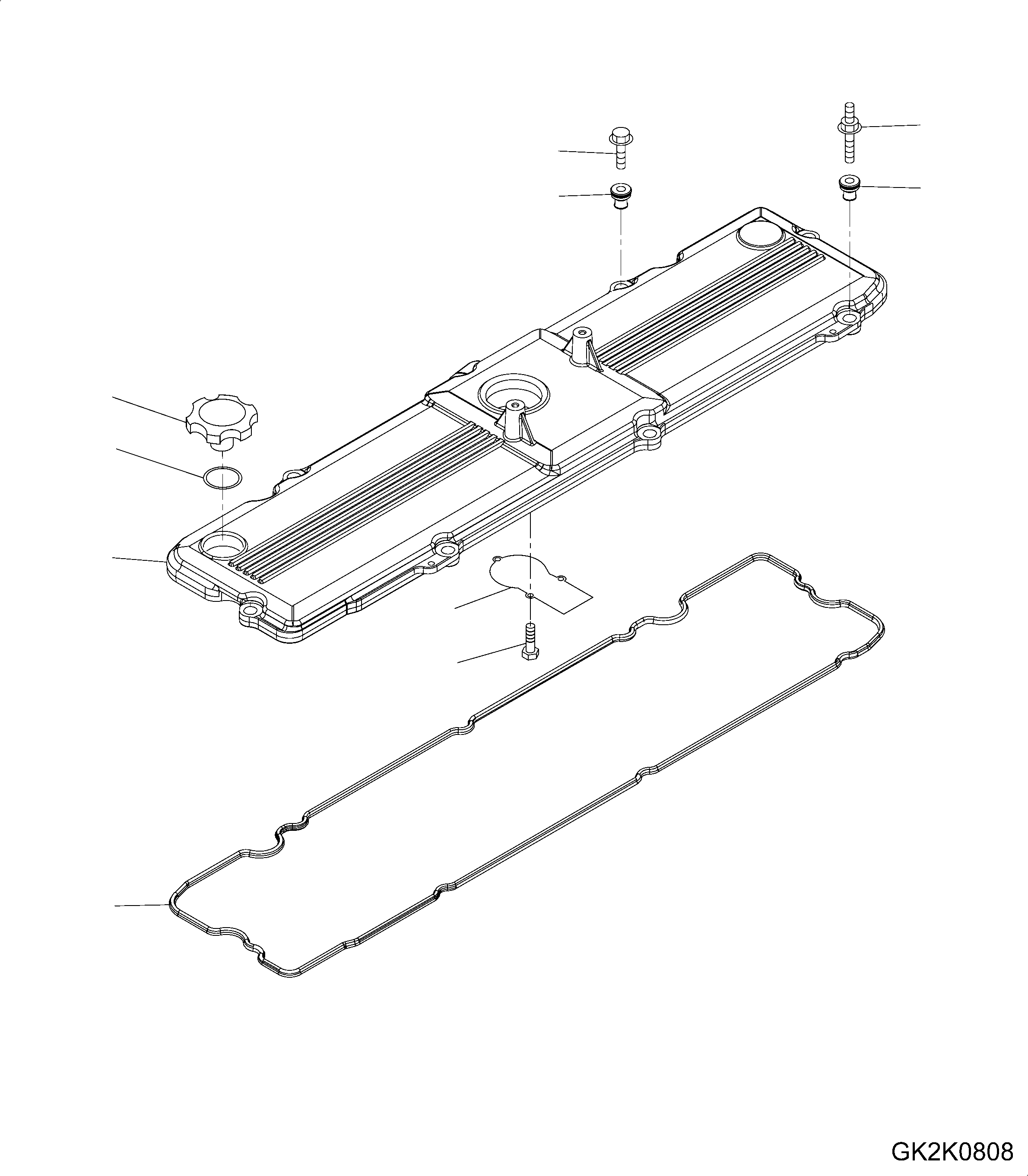 CAP, FILLER CU3968202 KOMATSU