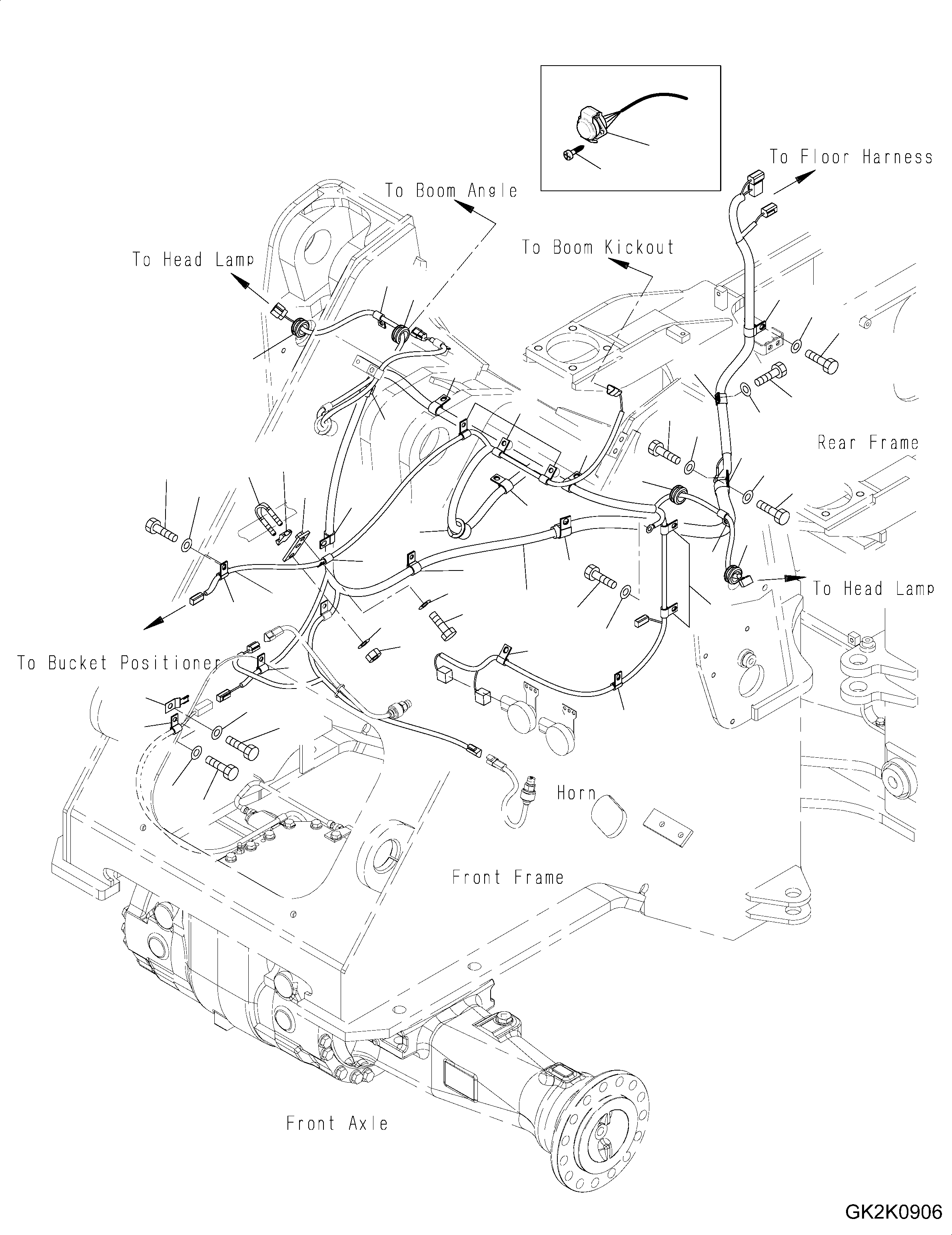 Жгут проводов 419-06-H2480 KOMATSU