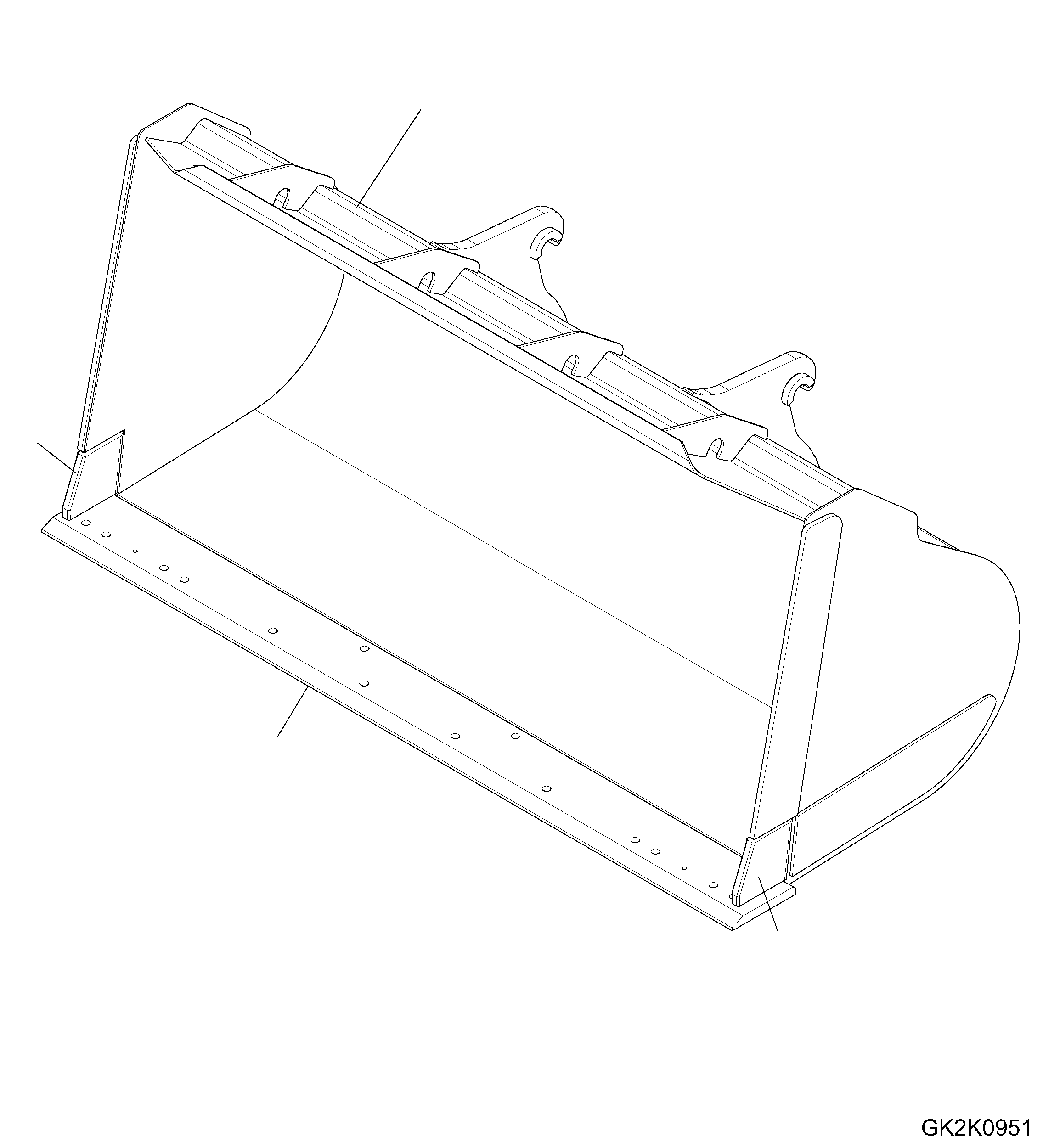 BUCKET ASSEMBLY 419-72-H2930 KOMATSU