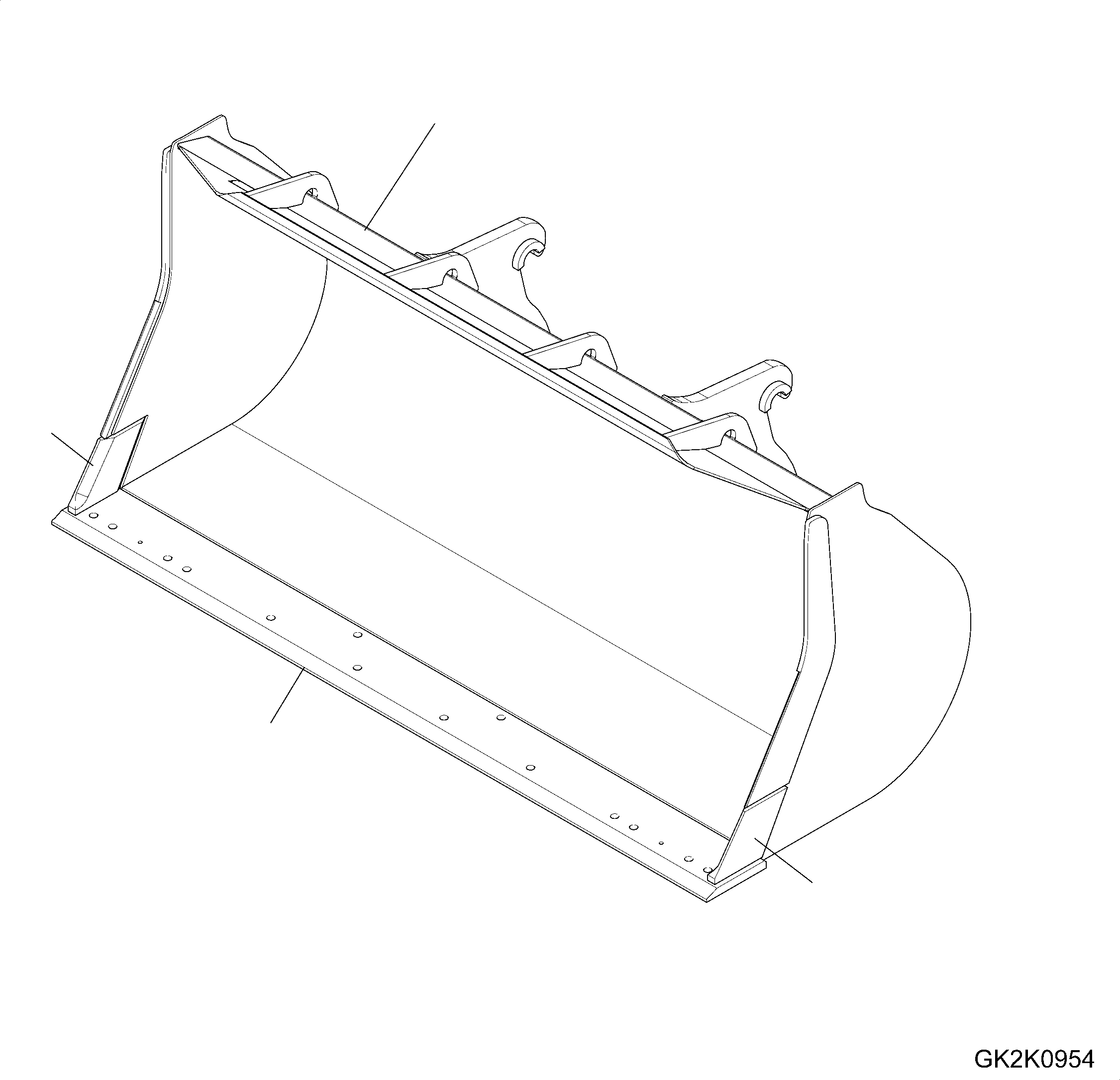 BUCKET ASSEMBLY 419-72-H2900 KOMATSU