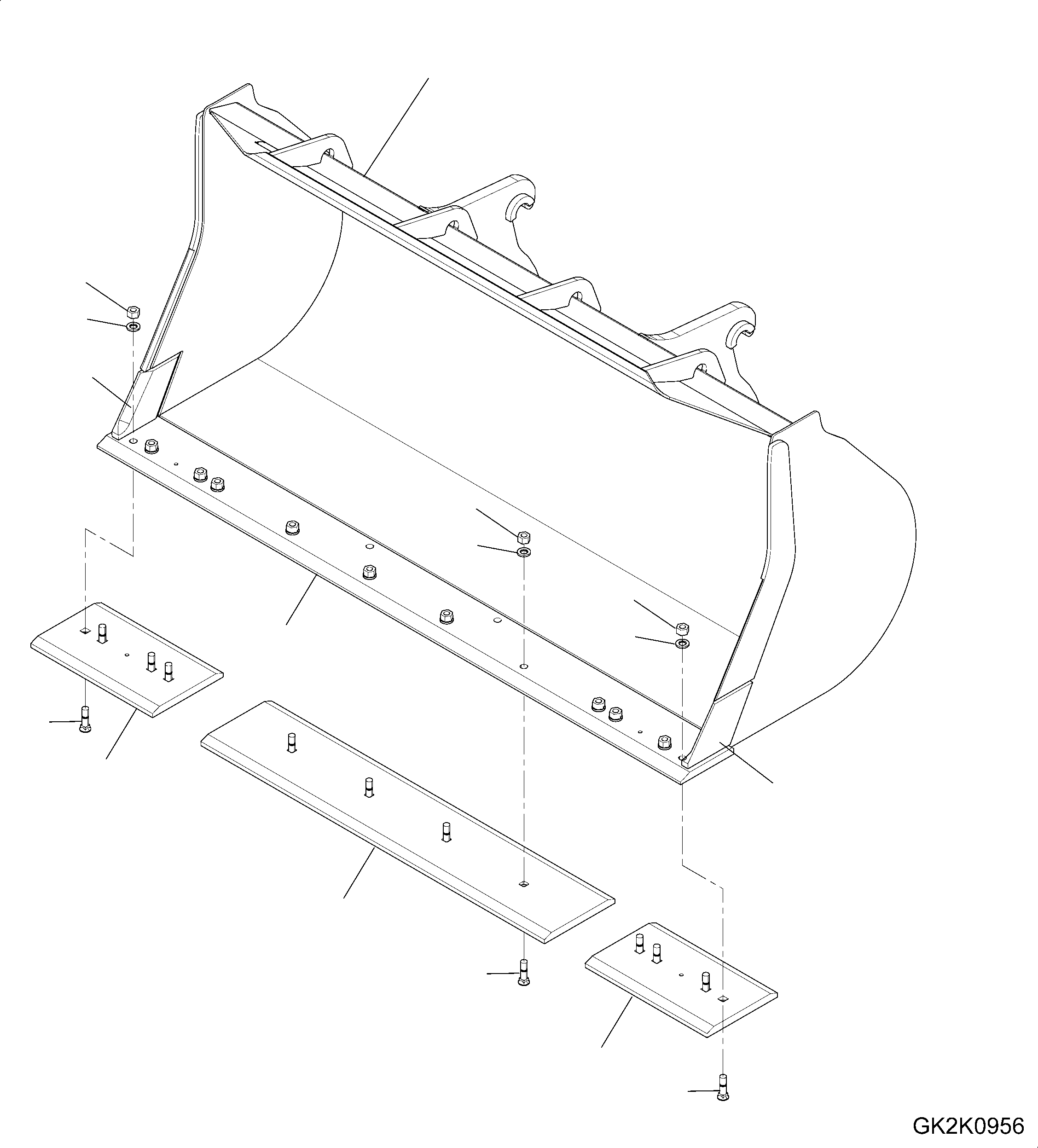 BUCKET ASSEMBLY 419-72-H2920 KOMATSU
