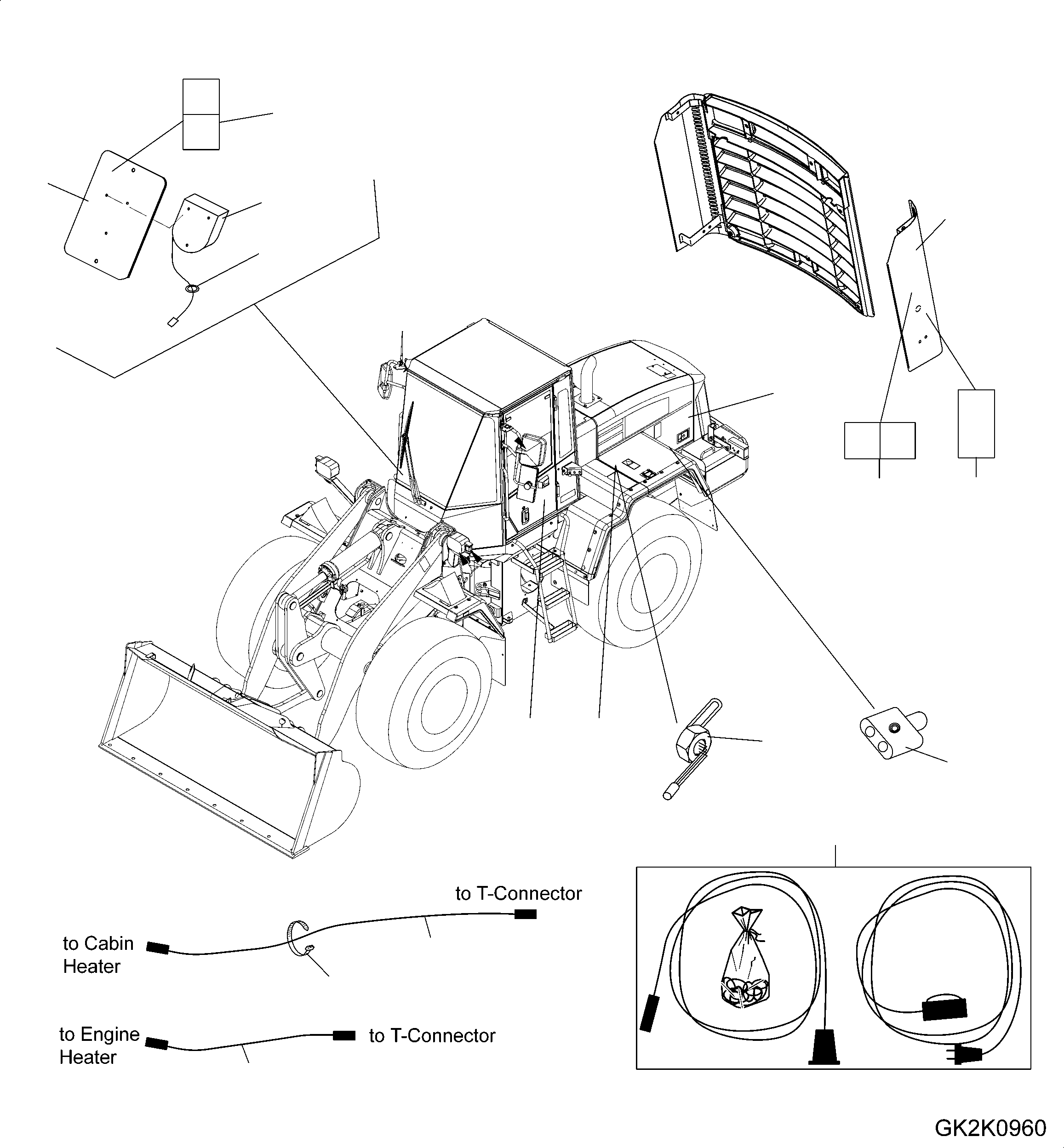 DECAL, MAIN CONNECTOR 421-93-H2130 KOMATSU
