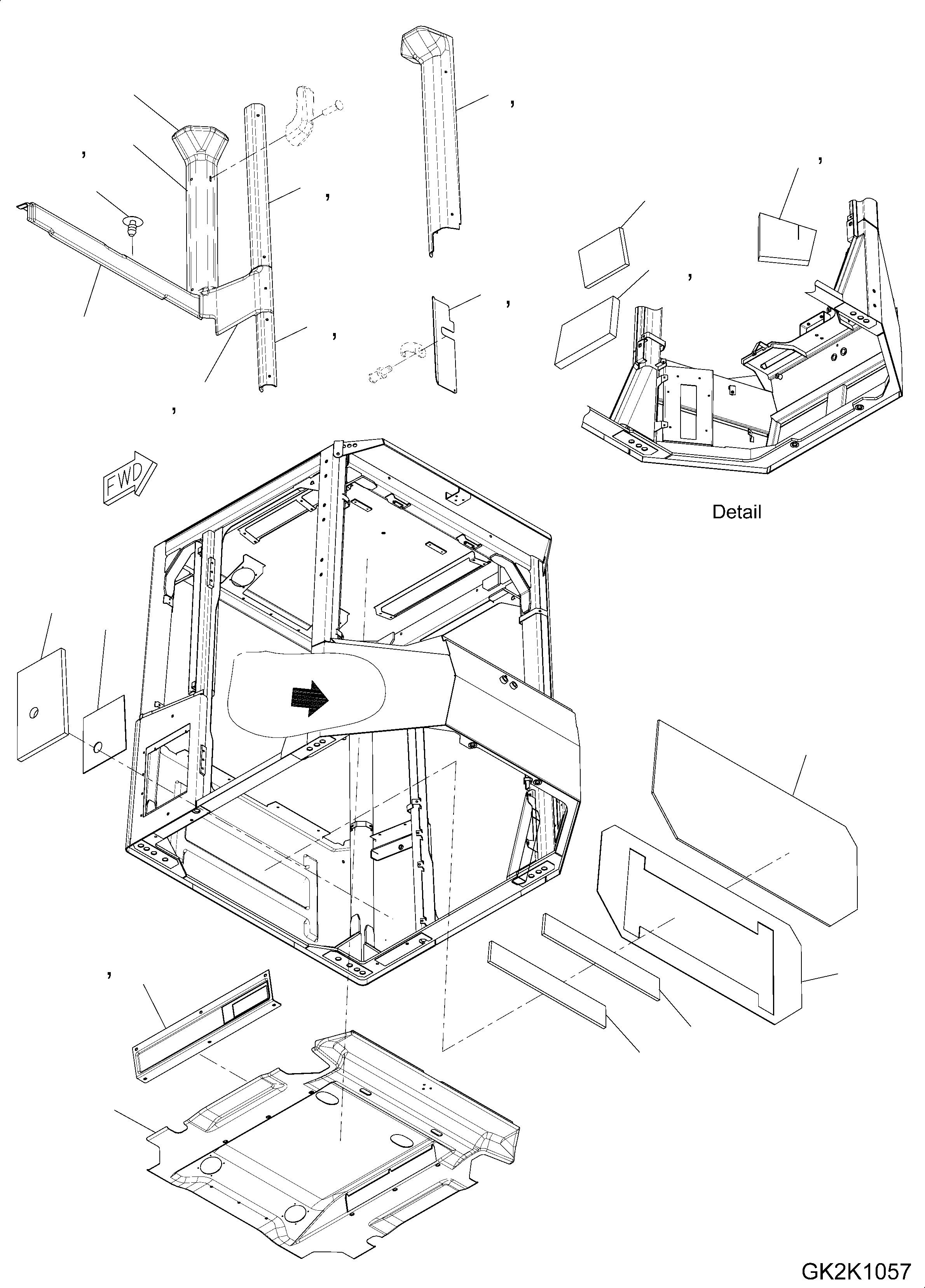 SOUND REDUCTION, RHS 425-56-H0P68 KOMATSU