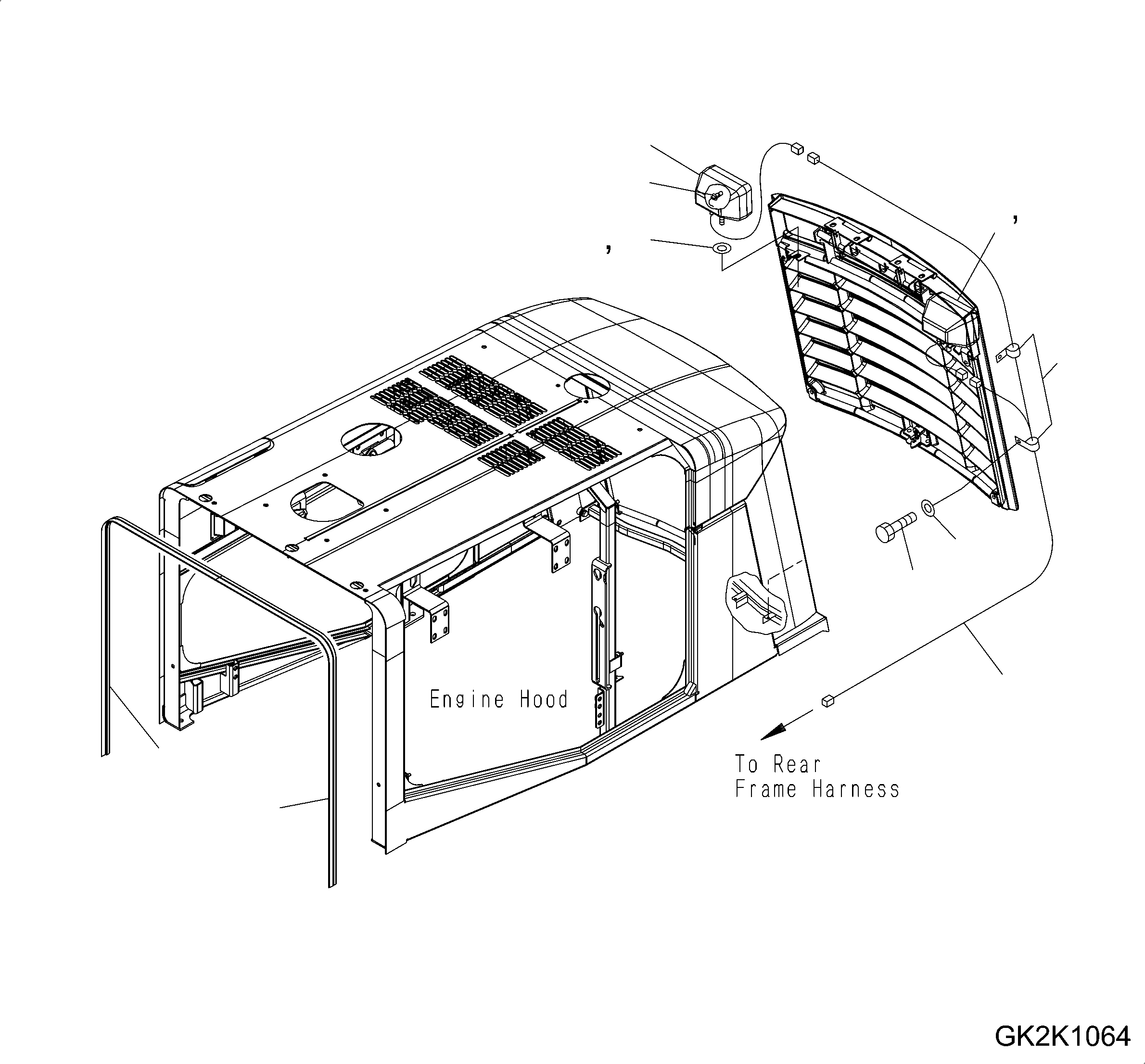 Жгут проводов 421-06-H2AB0 KOMATSU