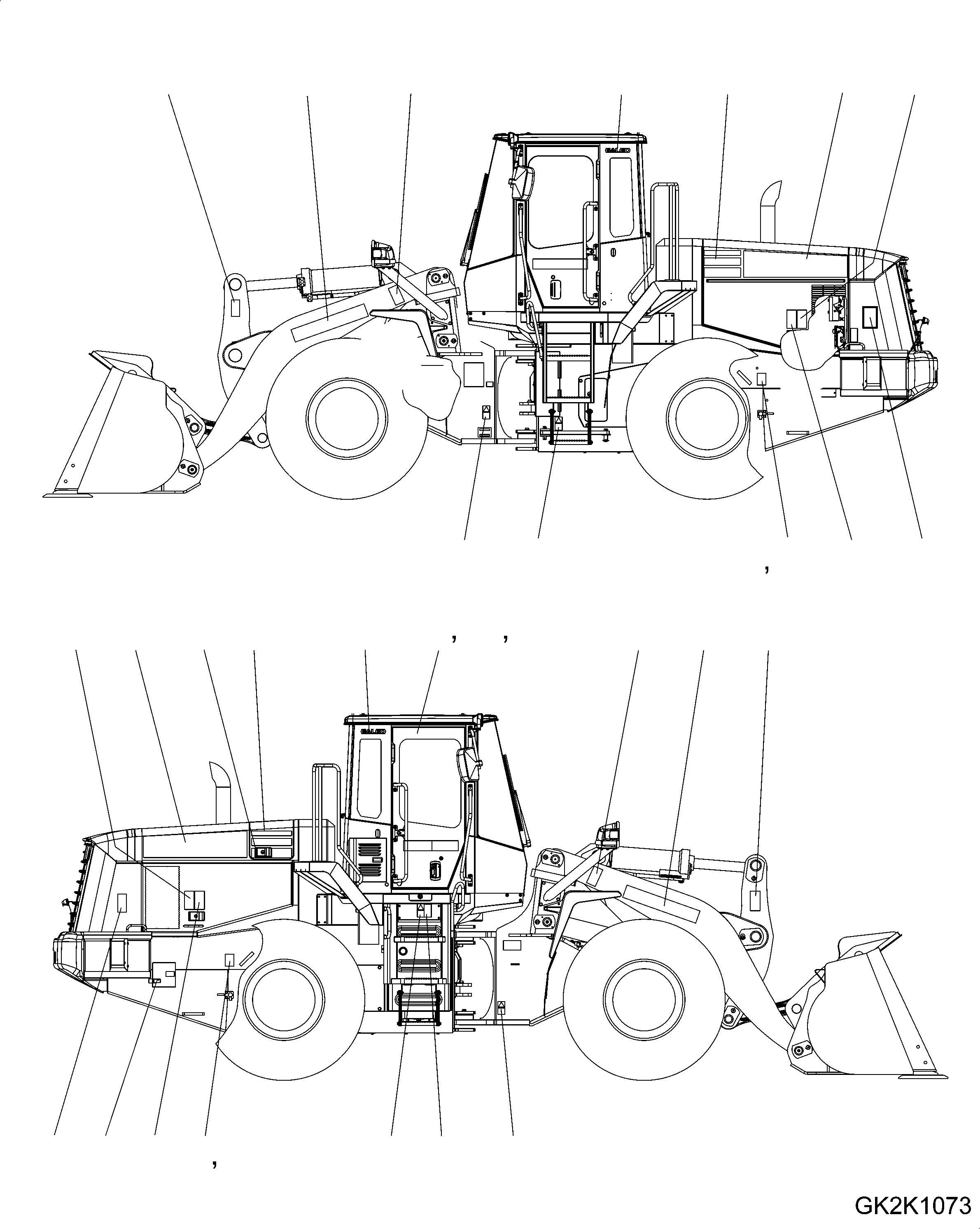 Наклейка 421-93-H1850 KOMATSU