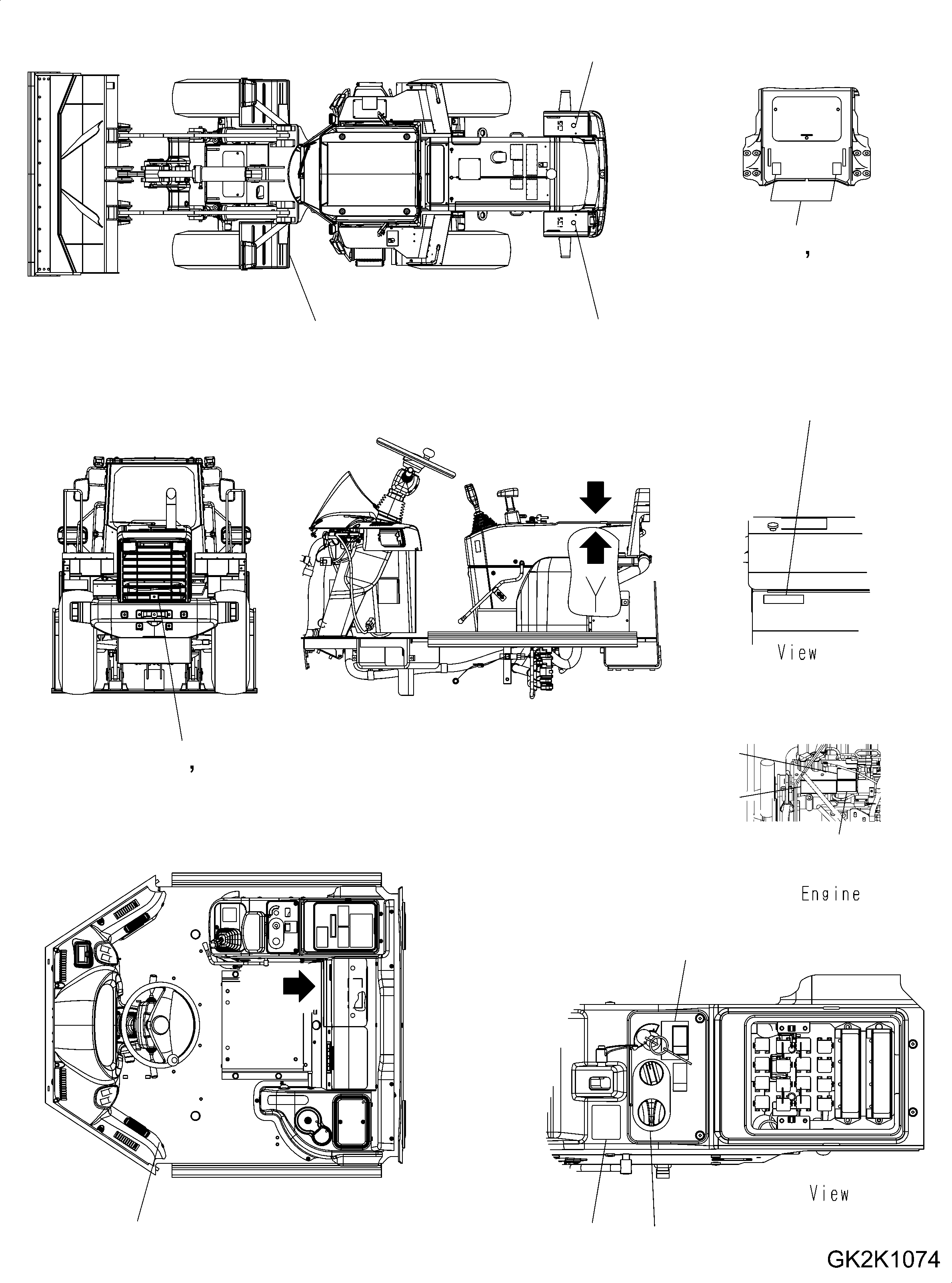 Наклейка 423-93-23360 KOMATSU