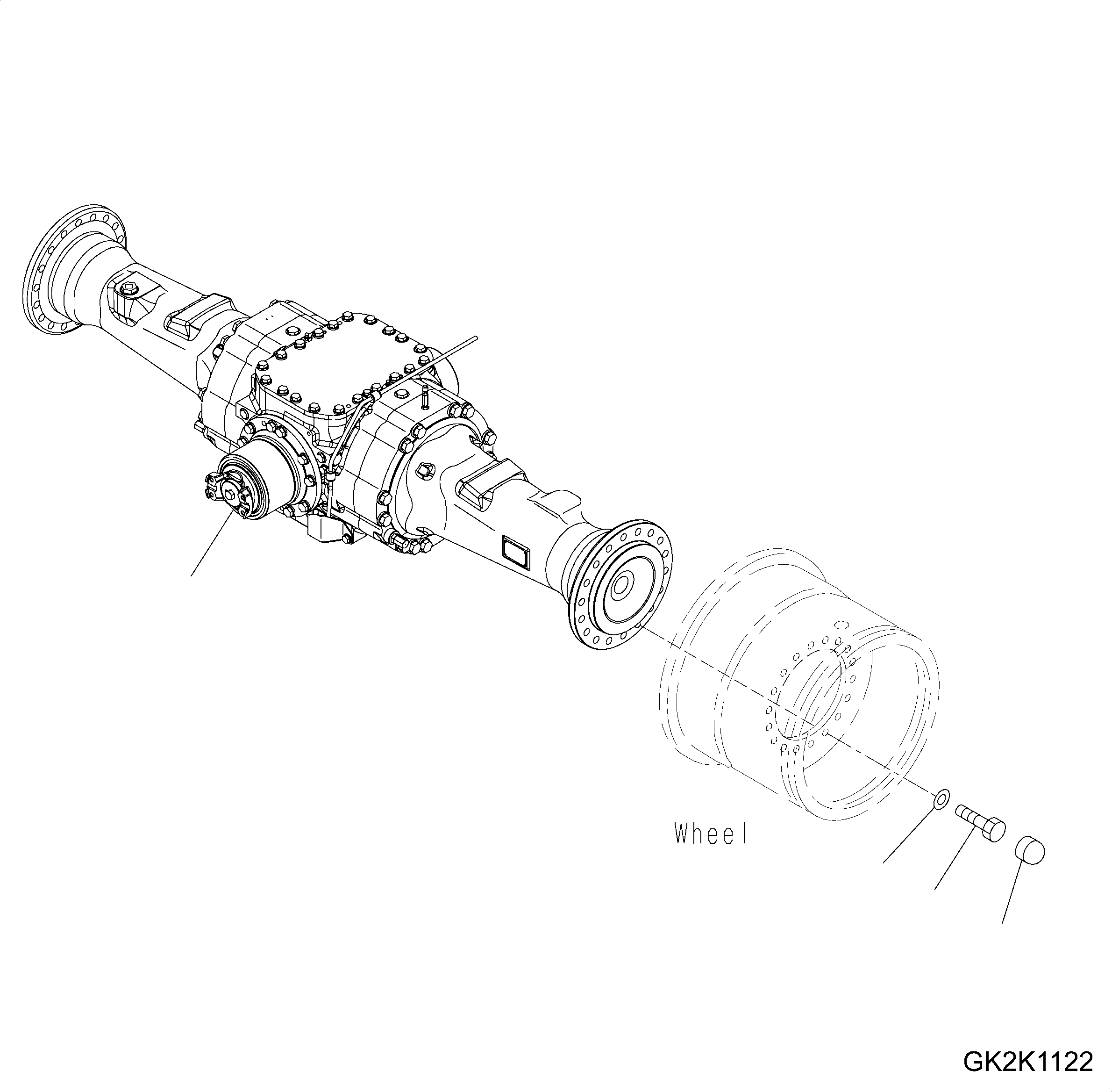 Мост в сборе (423-23-30063) KOMATSU