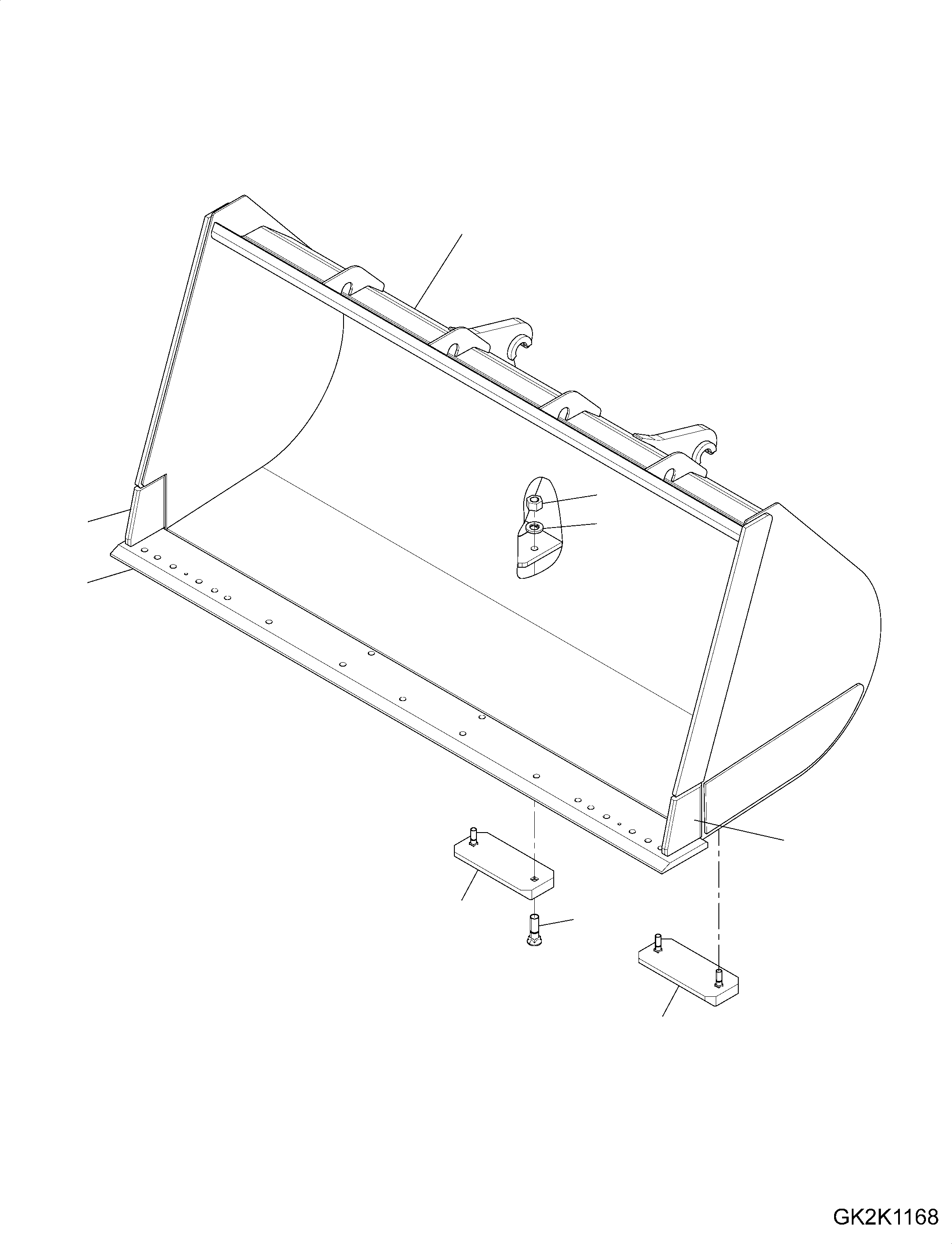 Plate, Weare 423-76-H2790 KOMATSU