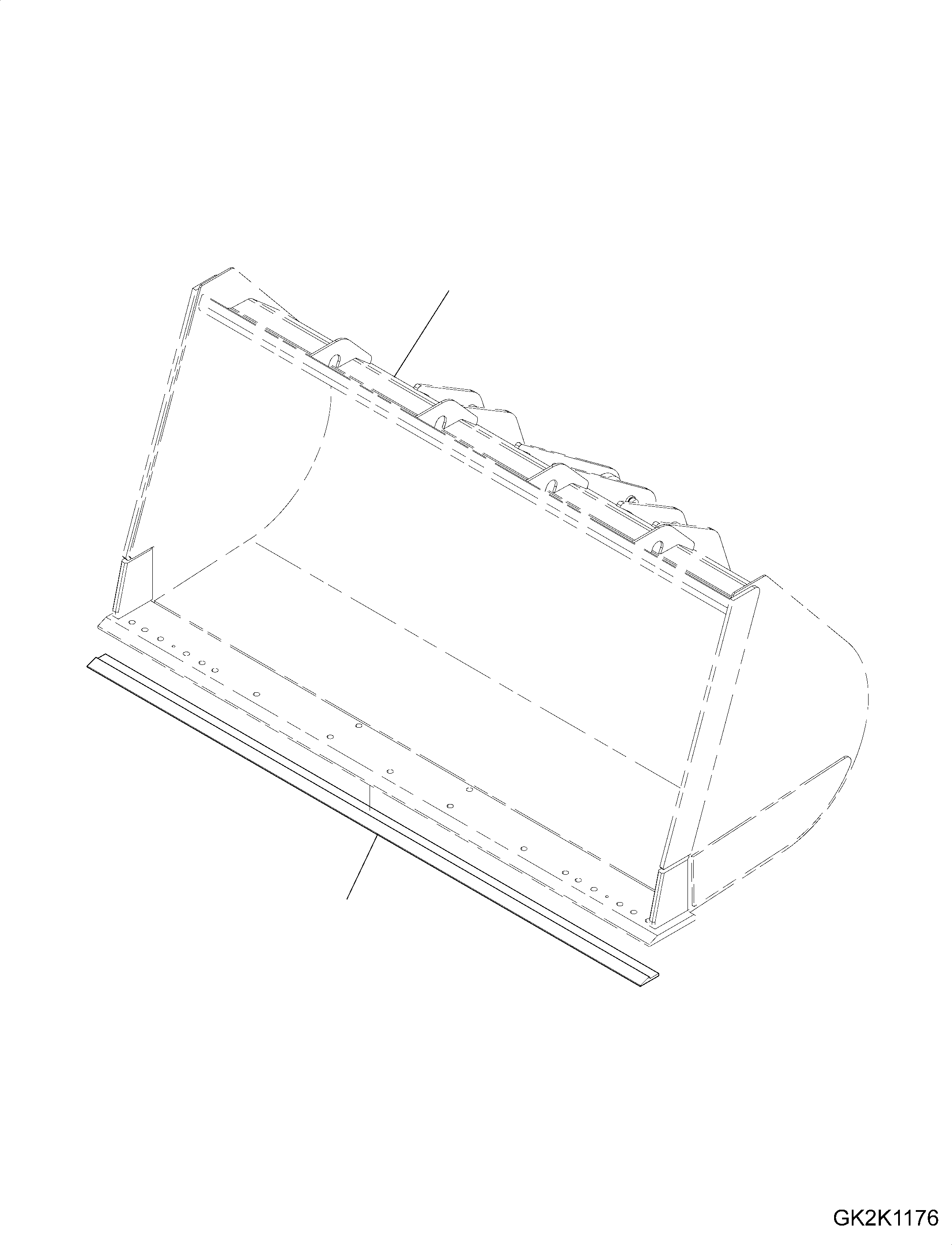Edge, Welded 424-74-H2940 KOMATSU