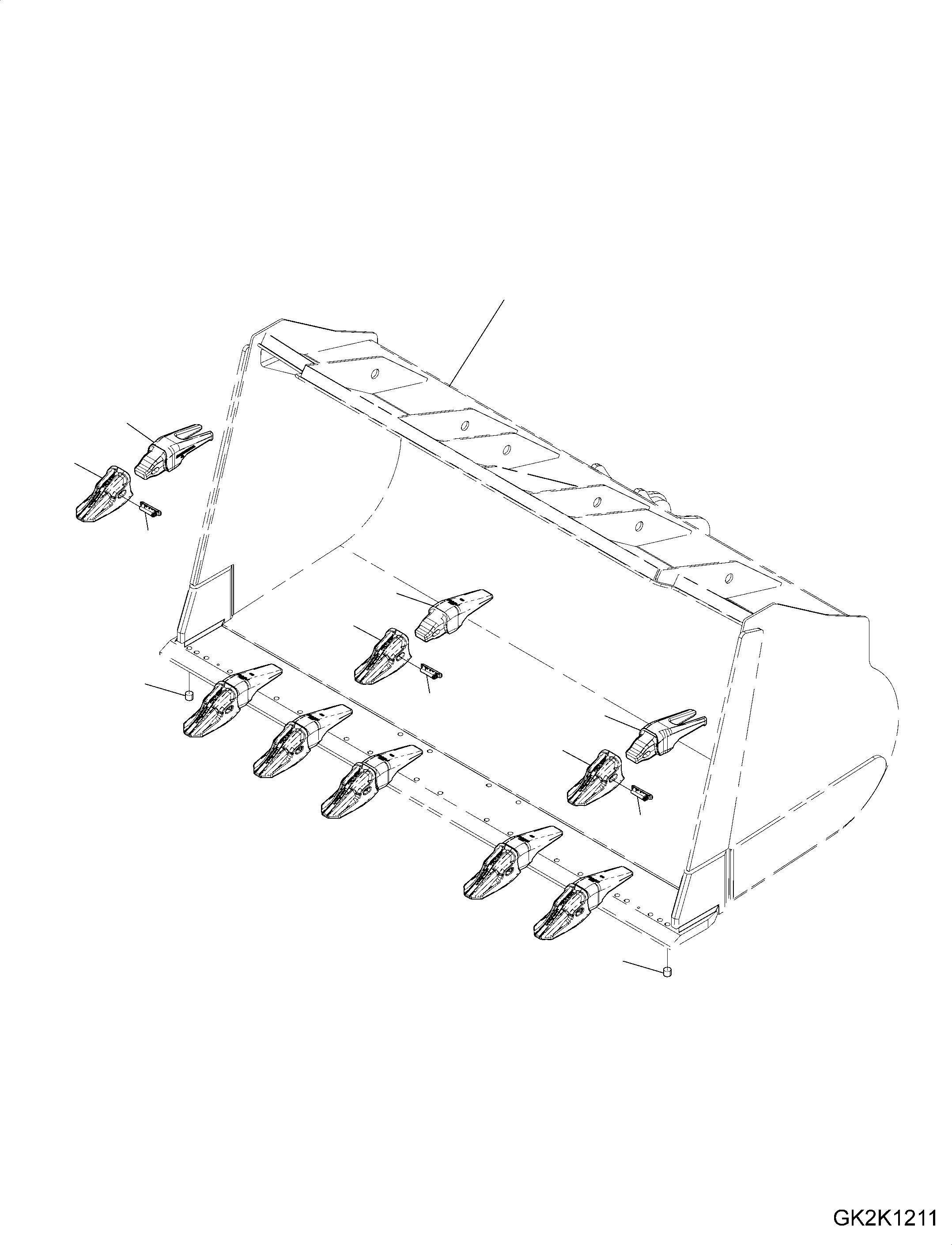 ADAPTER, RHS, (WELDED) 425-72-H2L80 KOMATSU