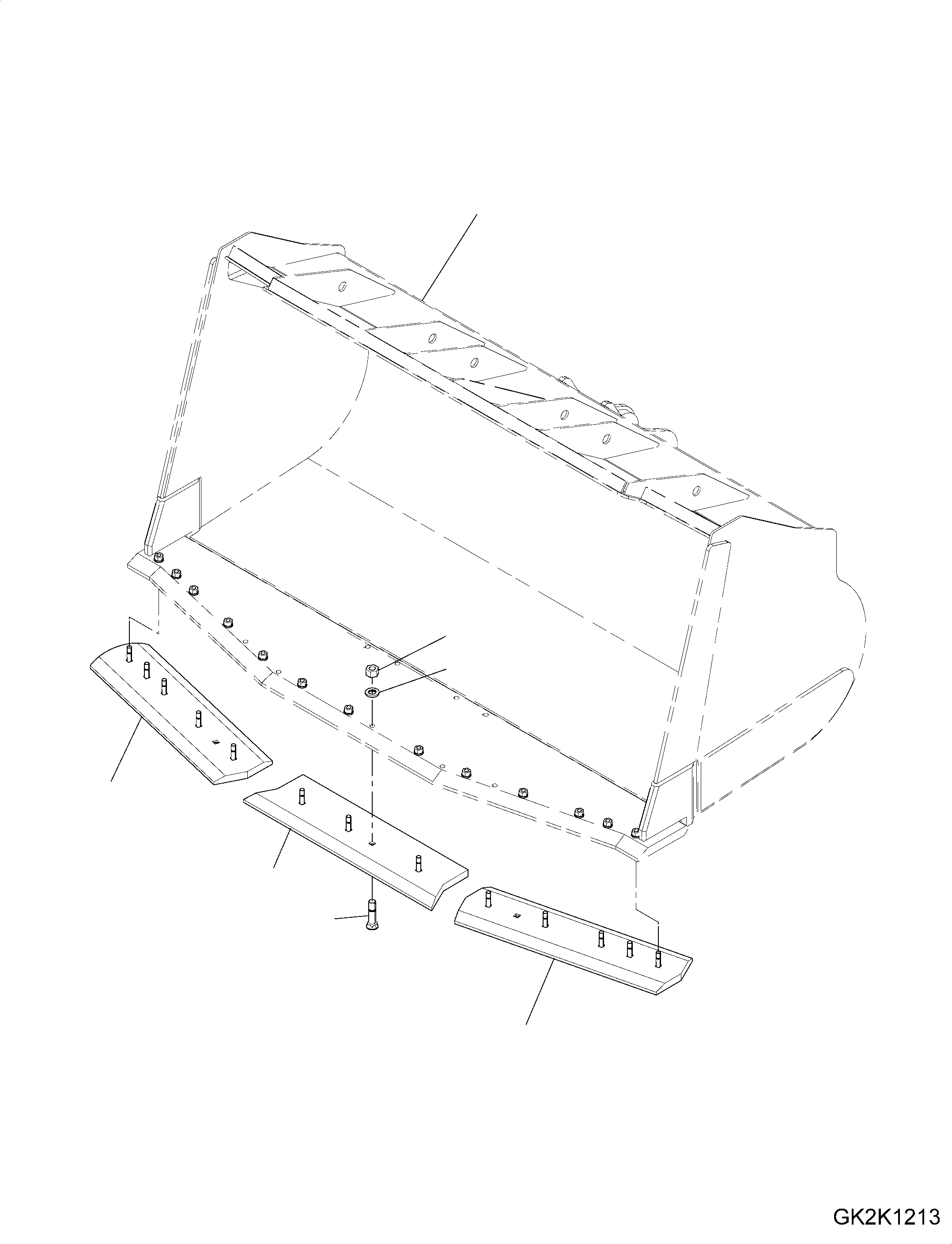Edge, Spade 425-73-H2D30 KOMATSU