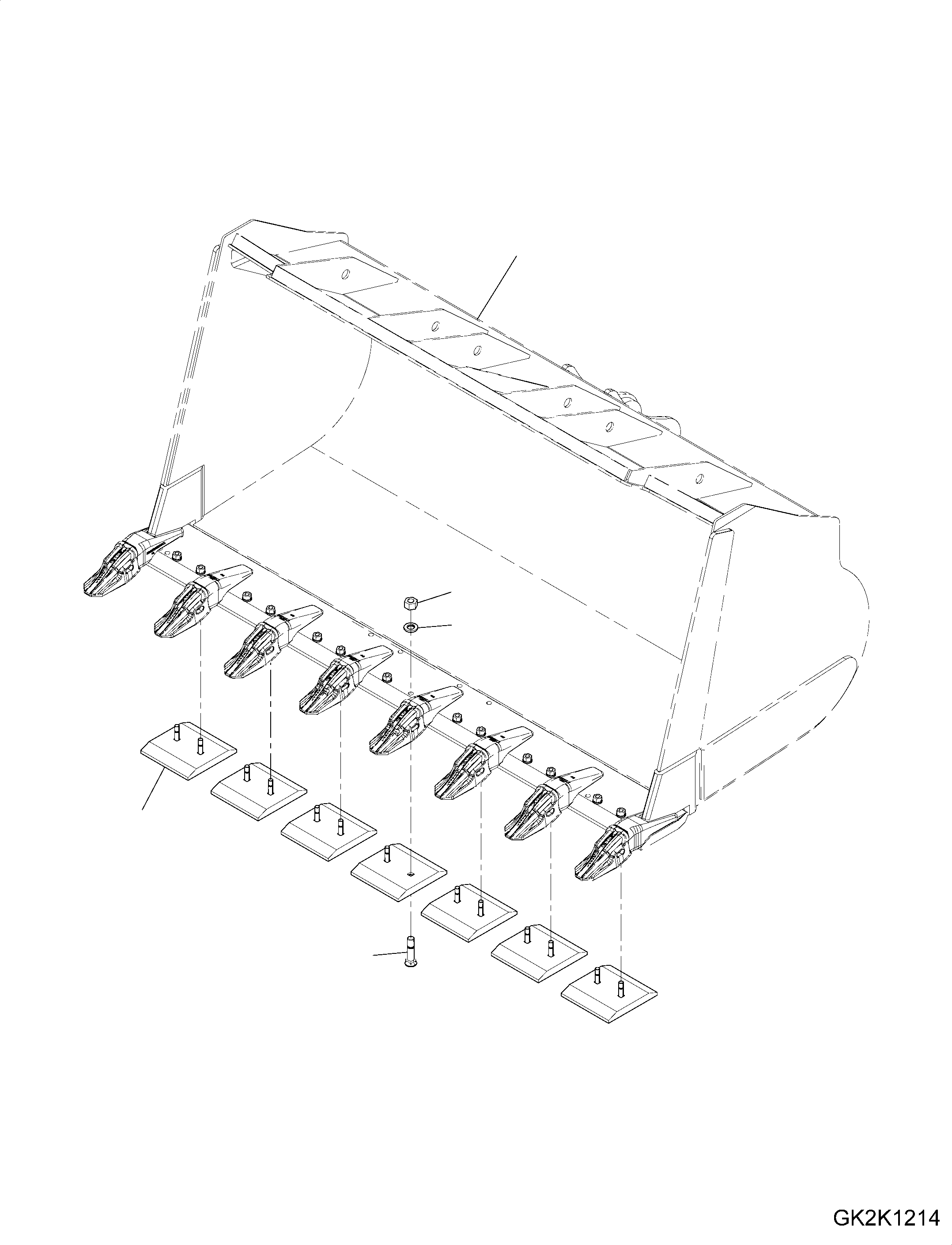 Кромка 425-73-H2D50 KOMATSU