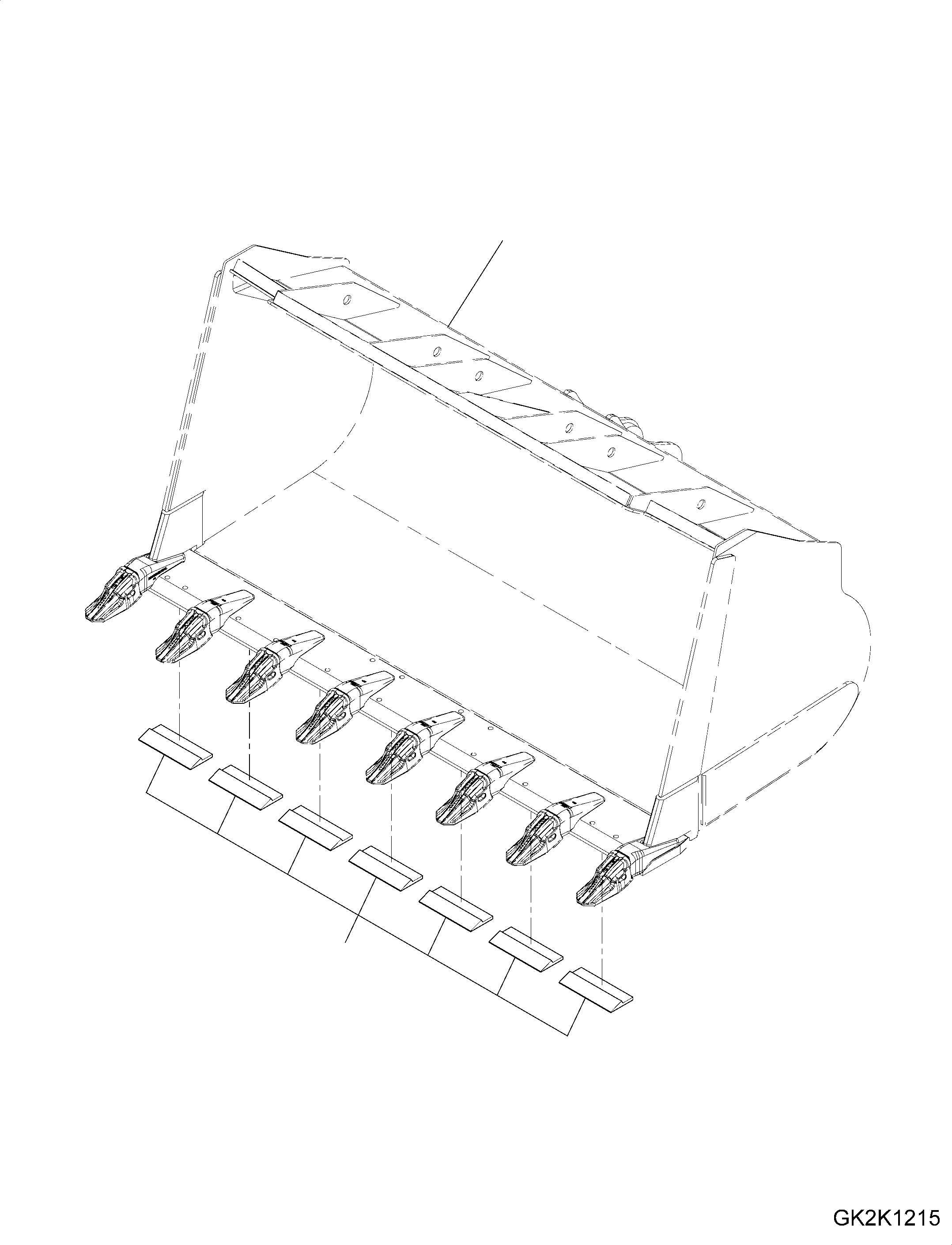 Edge, Welded 425-72-H2M00 KOMATSU