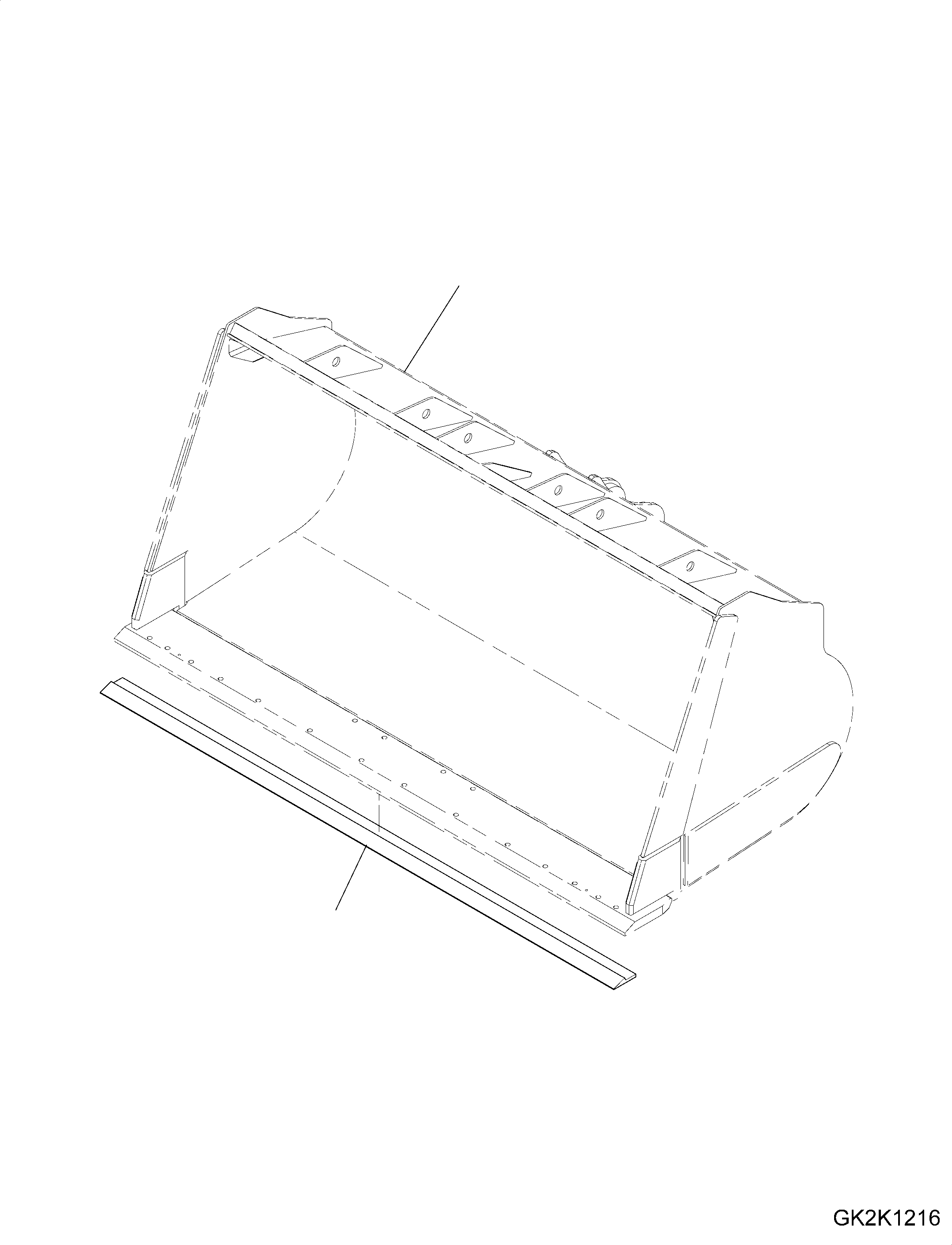 Edge, Welded 425-72-H2M10 KOMATSU