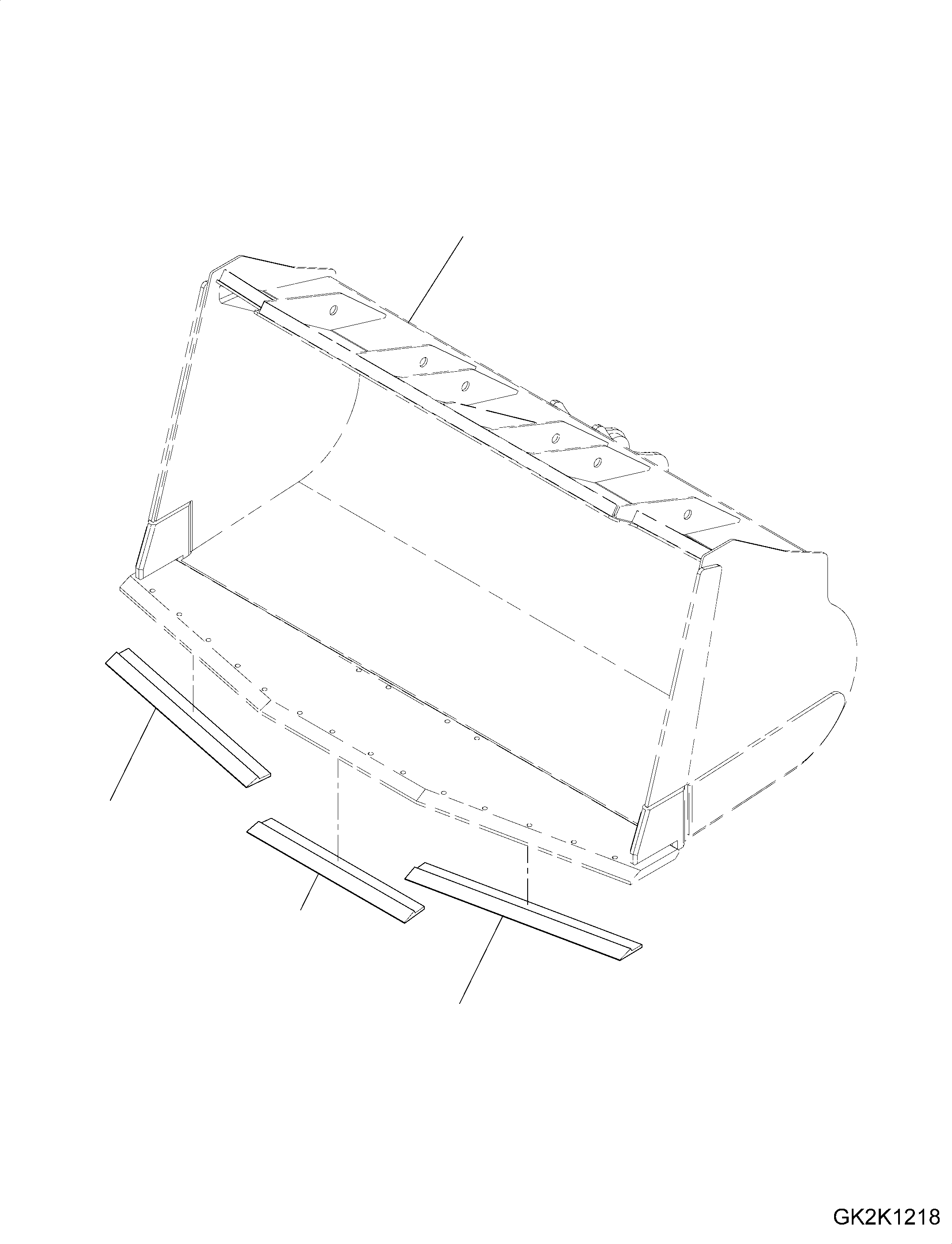 Edge, Welded 425-72-H2M30 KOMATSU