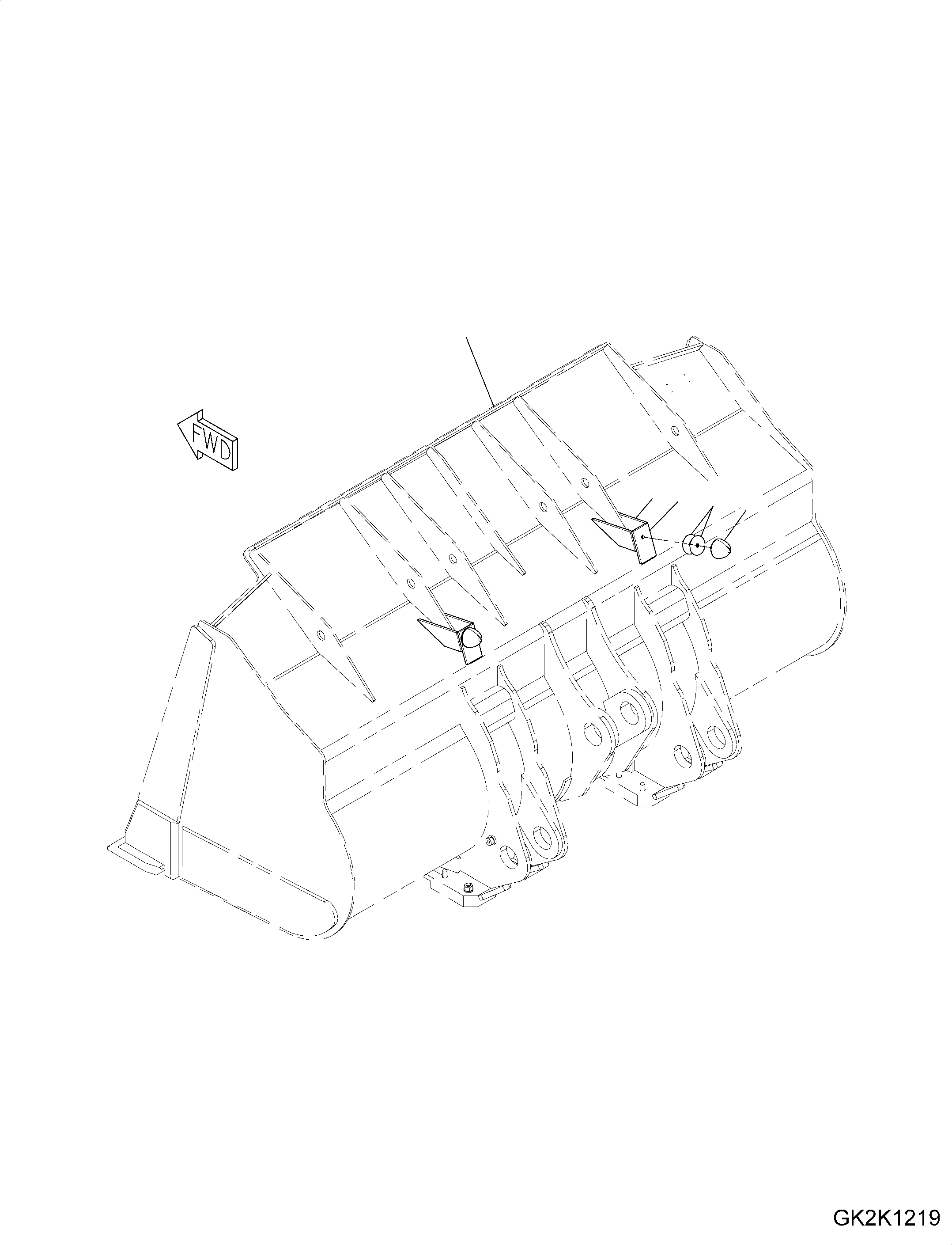 Stopper, Soft 425-72-H2J80 KOMATSU