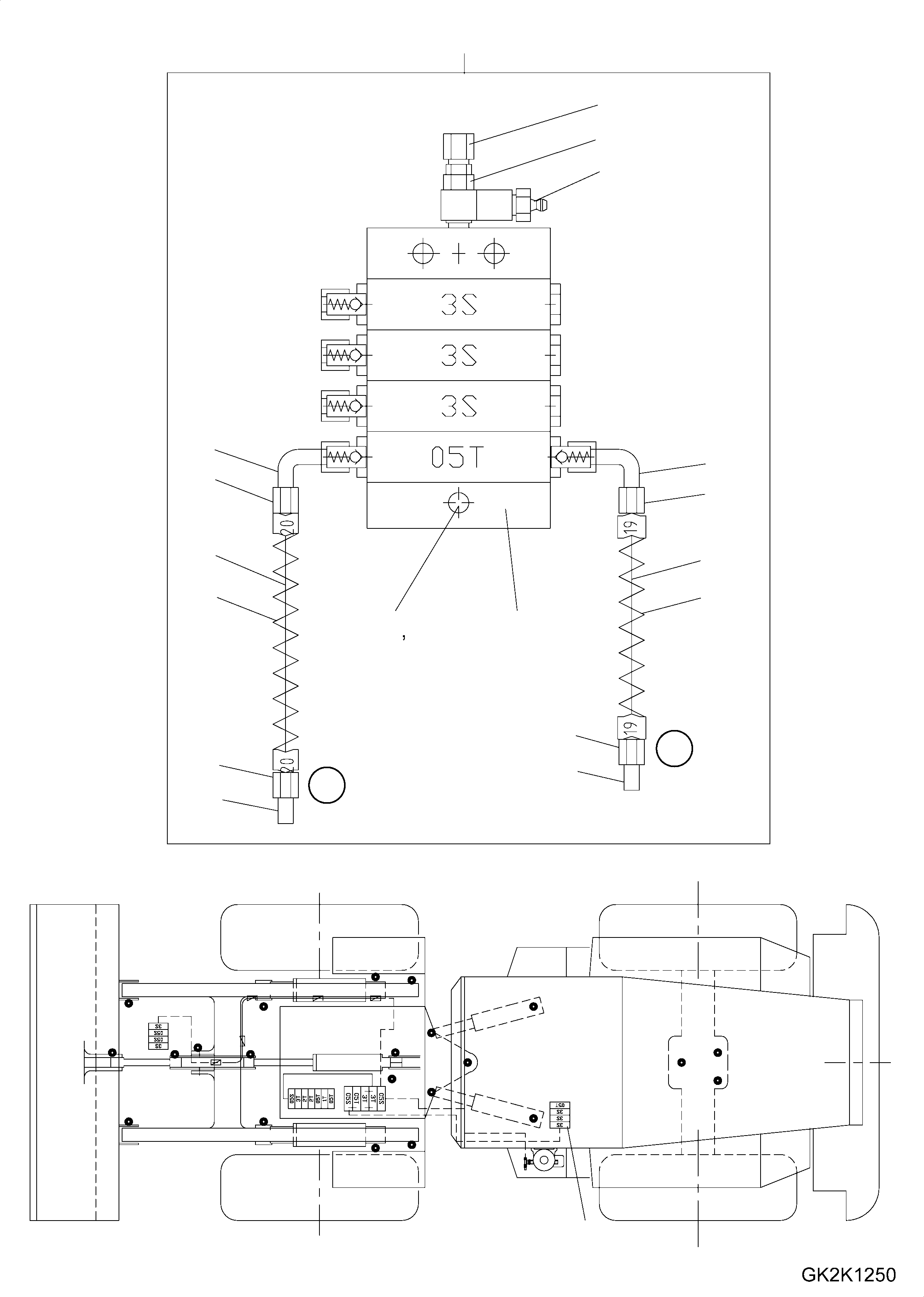 PROGRESSIVE FEEDER (\8\423-S95-H670) KOMATSU
