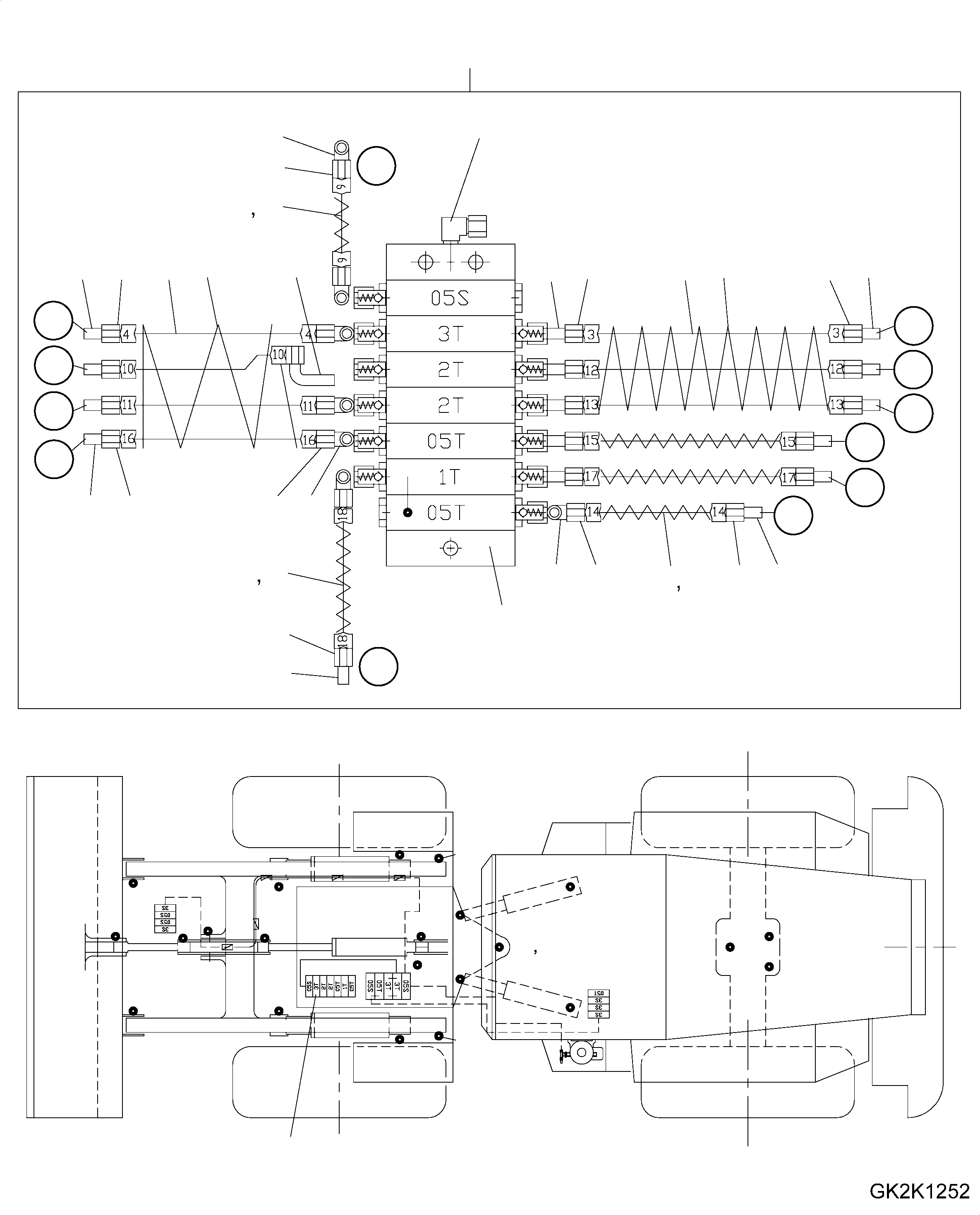 PROGRESSIVE FEEDER (\8\423-S95-H691) KOMATSU