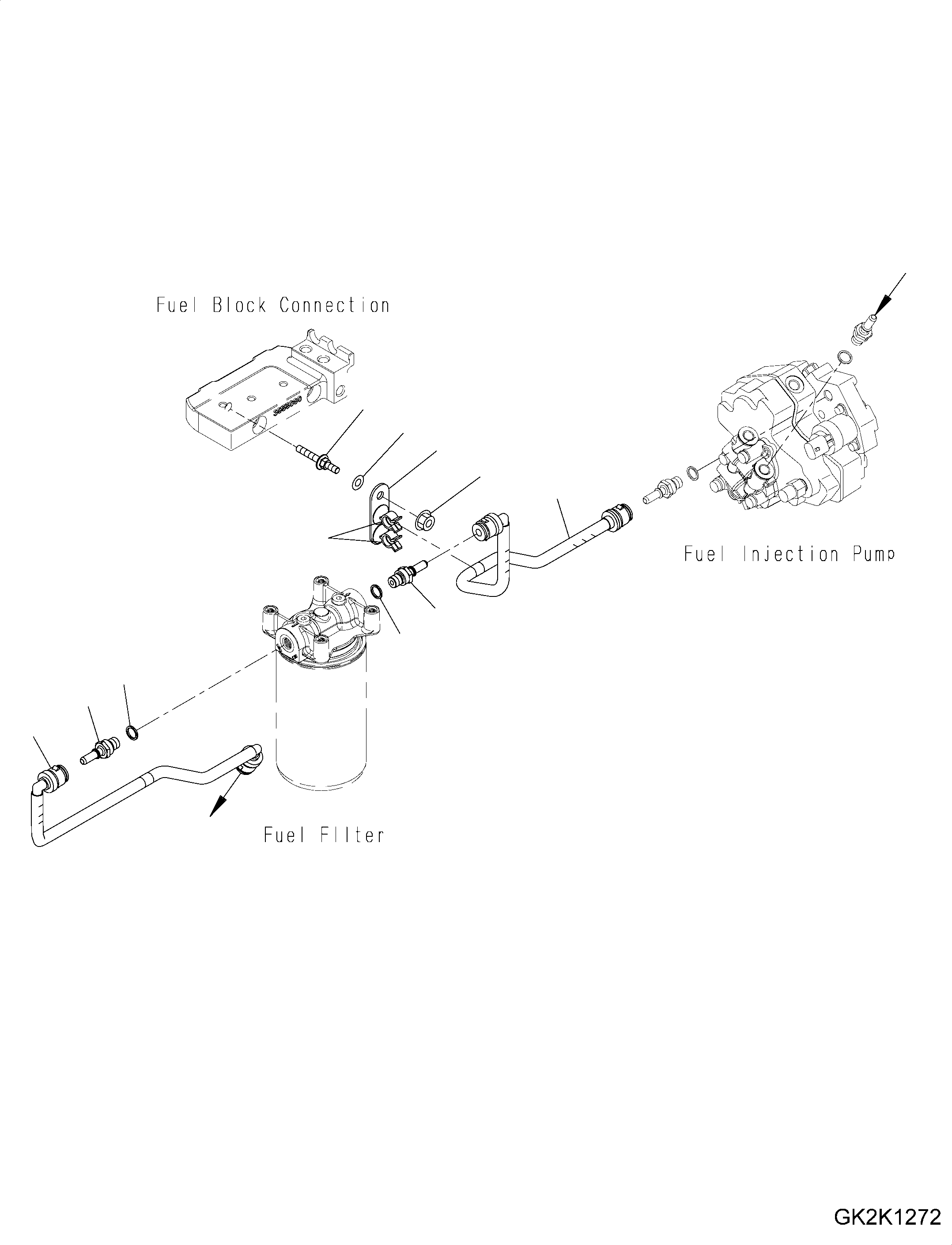 BRACKET, TUBE 6754-72-7610 KOMATSU