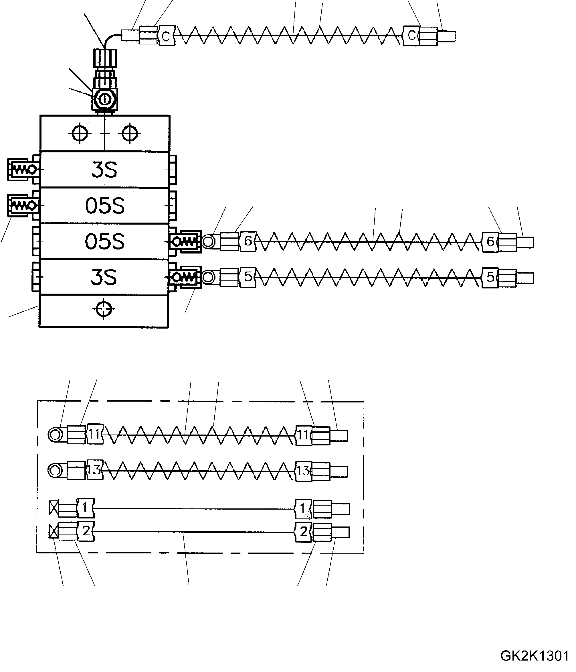 Feeder Assembly (425-S95-H910) KOMATSU