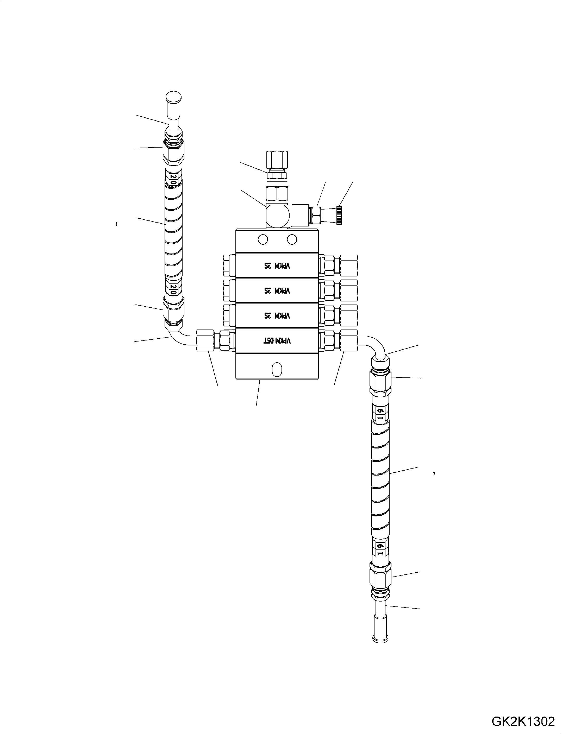 Progressive Feeder 42W-09-H0P27 KOMATSU