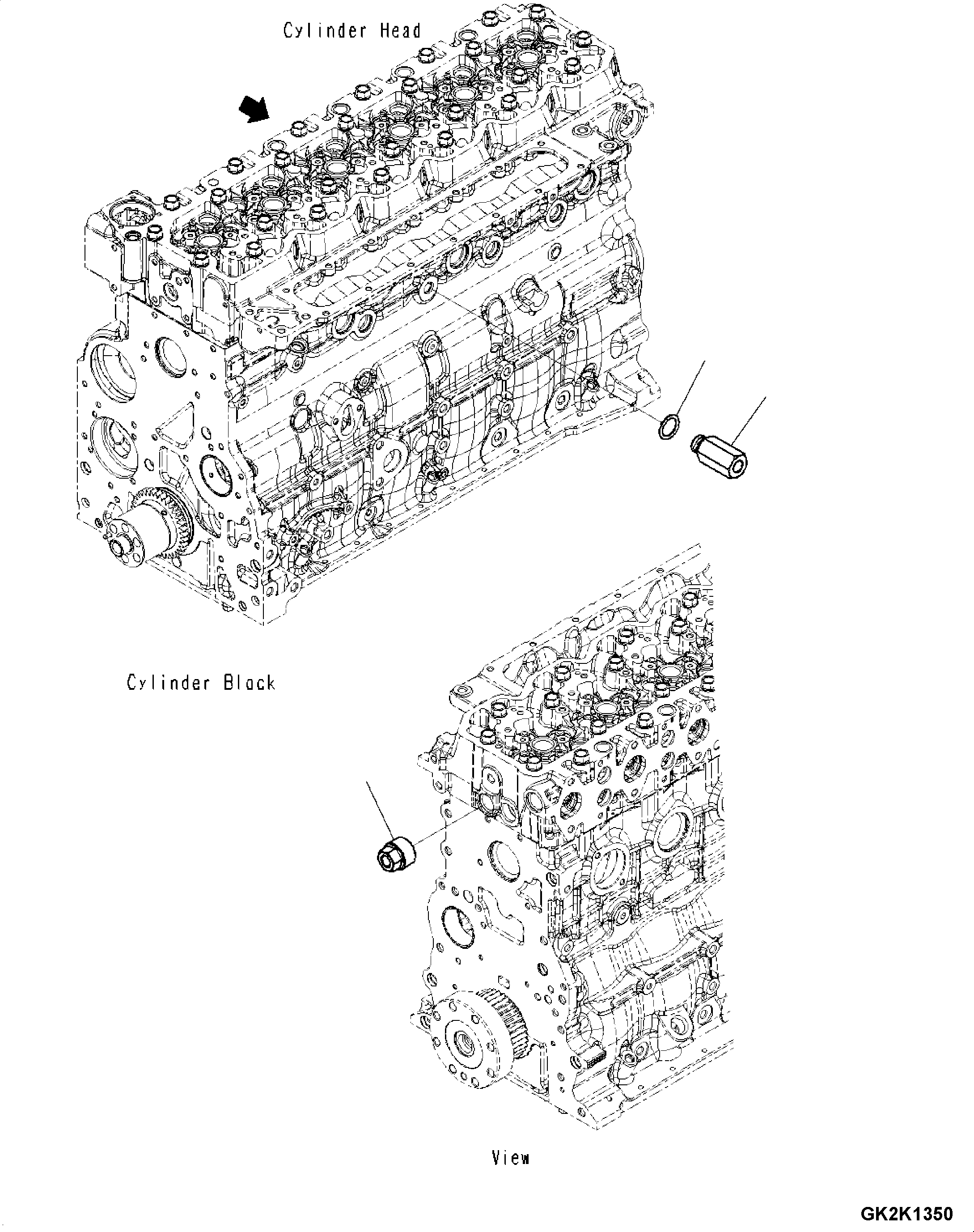 Пробка 6755-21-7220 KOMATSU