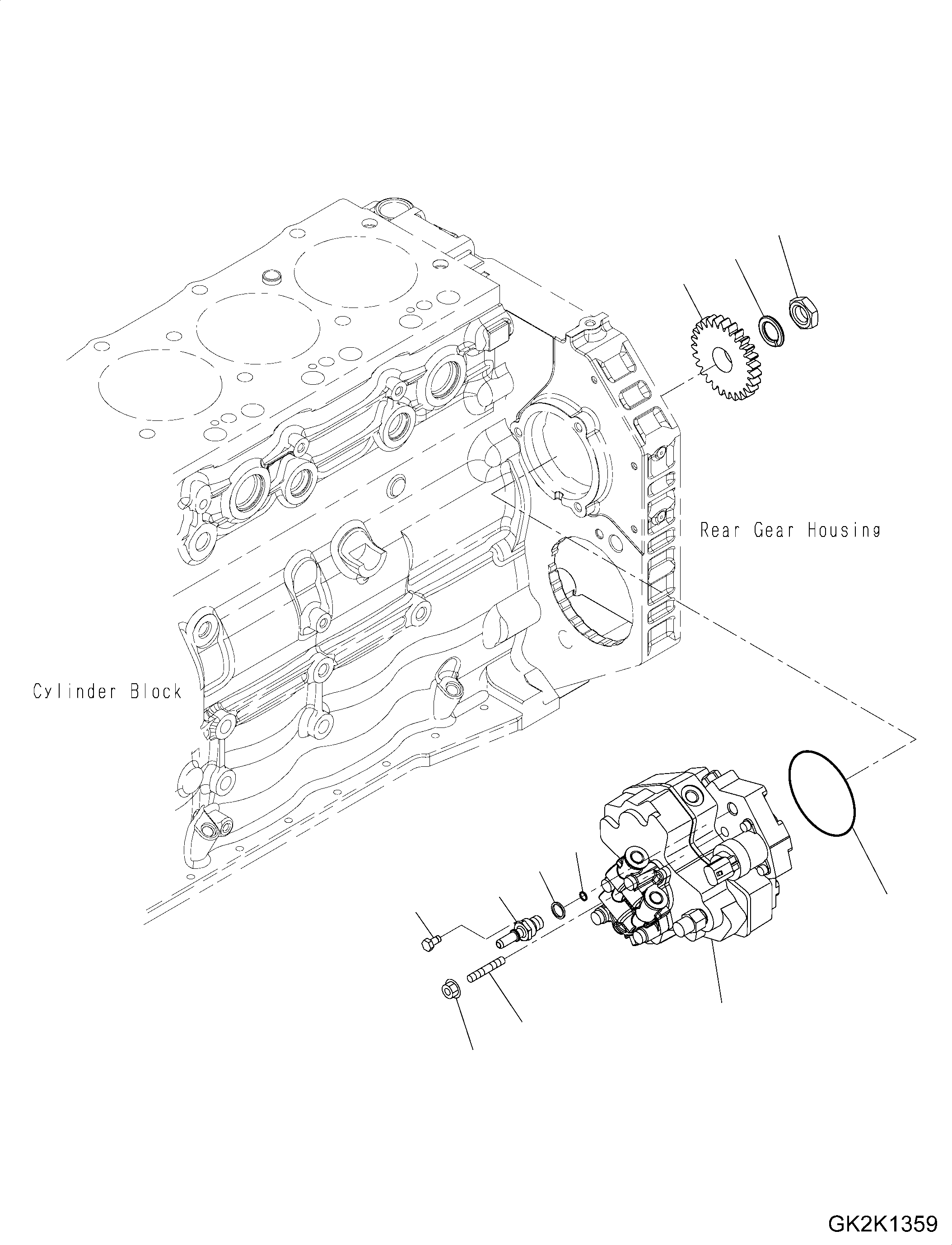 Уплотнительное кольцо круглого сечения 1317855H1 KOMATSU