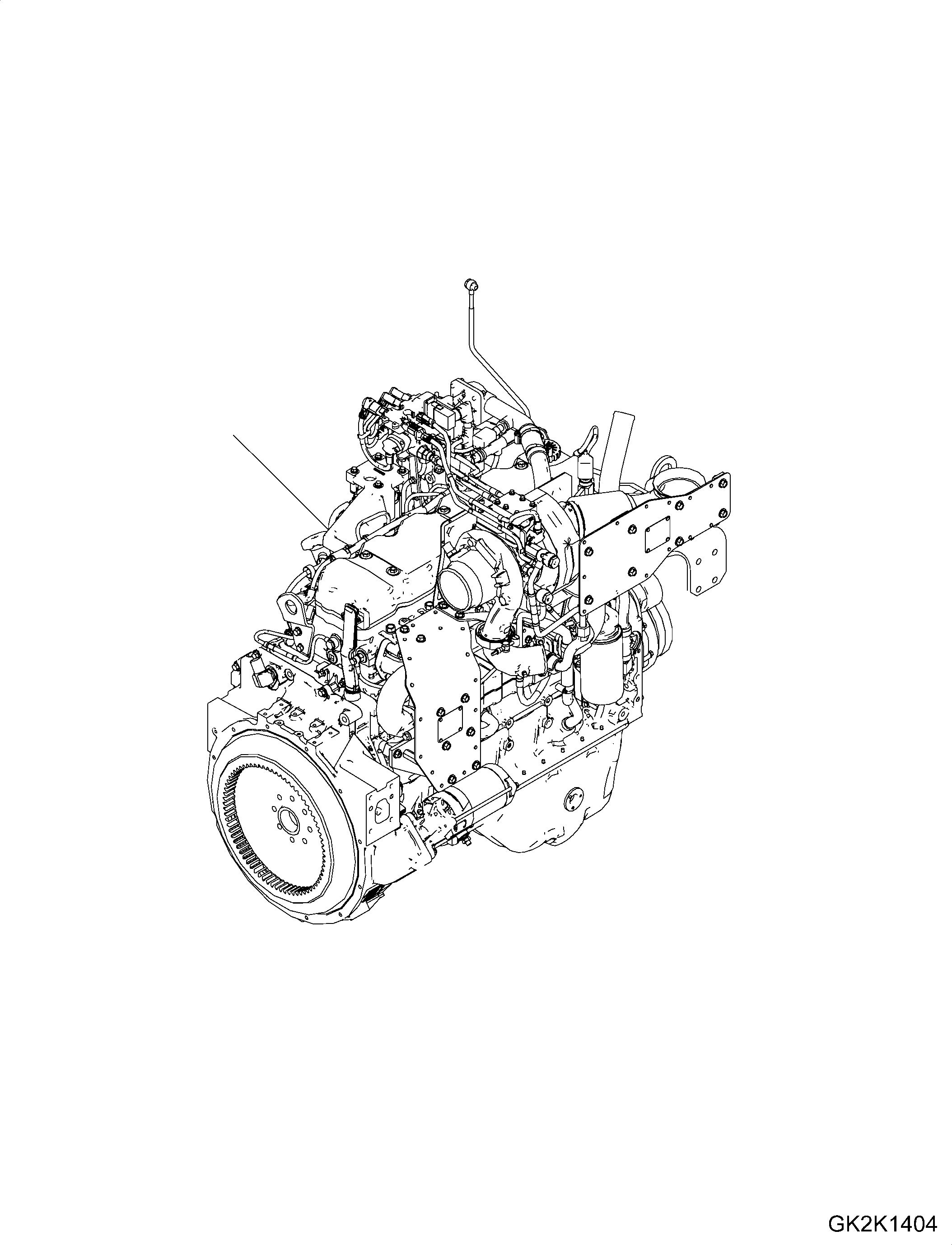Engine, SAA6D107E-2C 6755-C0-HH10 KOMATSU