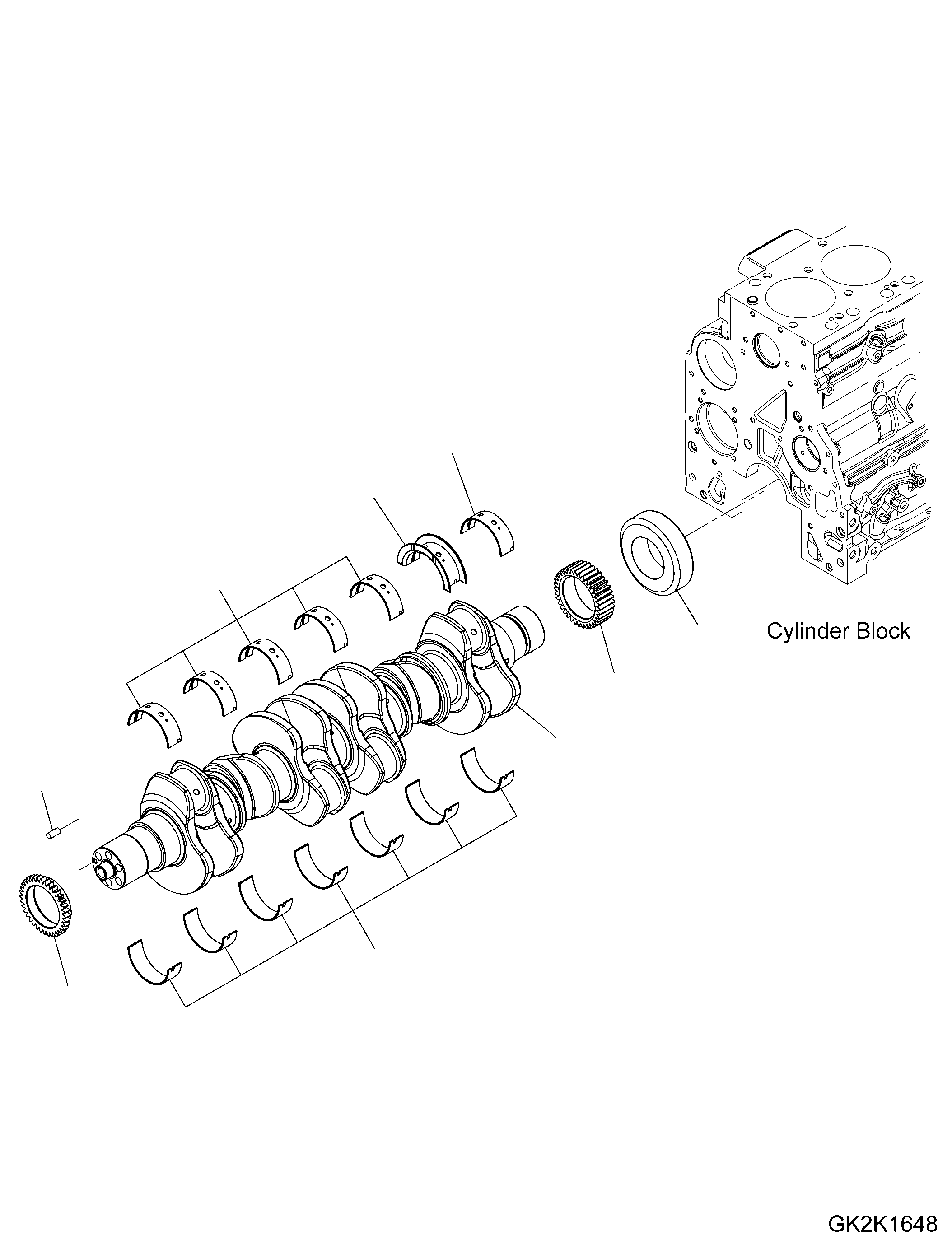 Bearing, Main Set Standard 6754-22-8200 KOMATSU