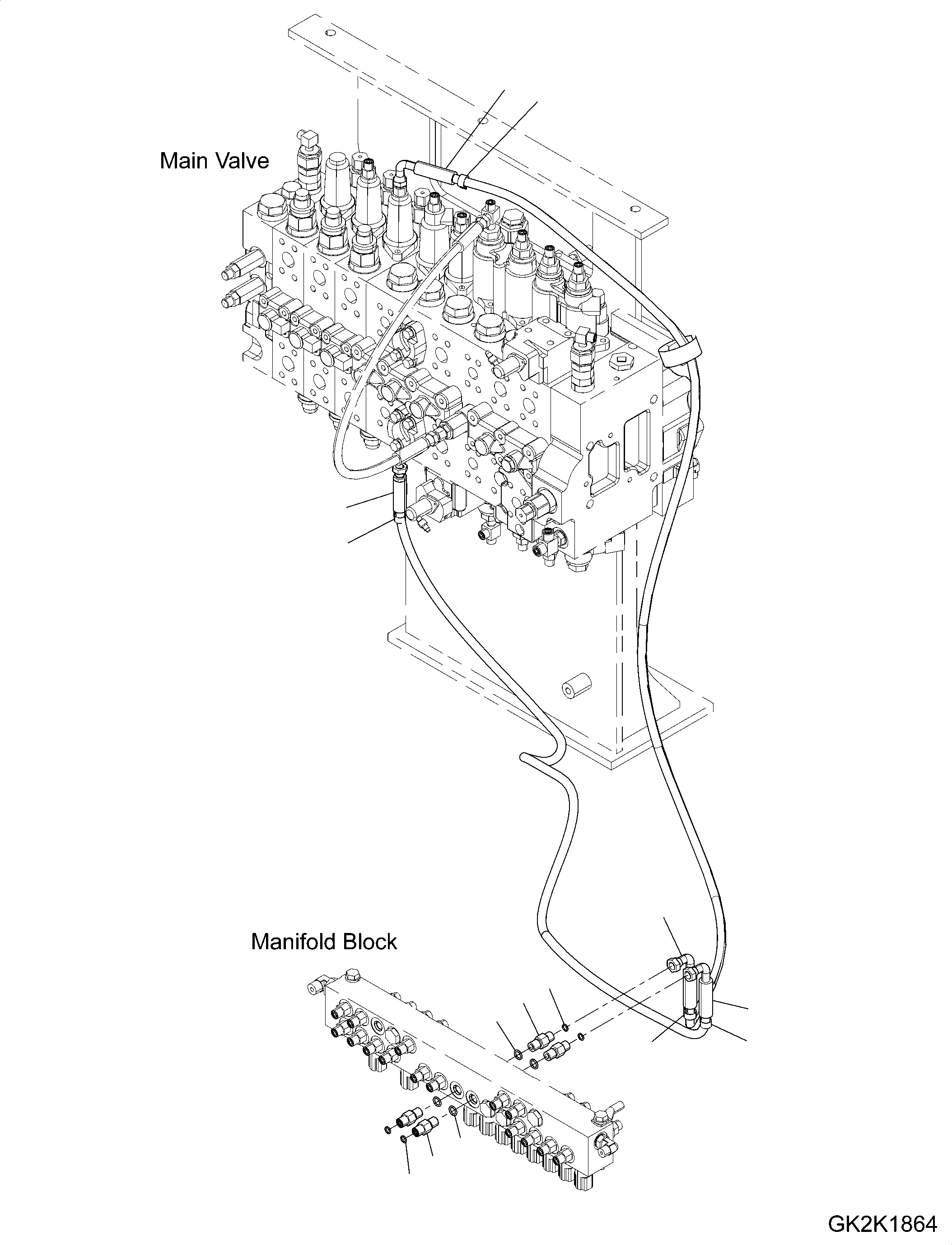 Шланг 20K-62-32580 KOMATSU