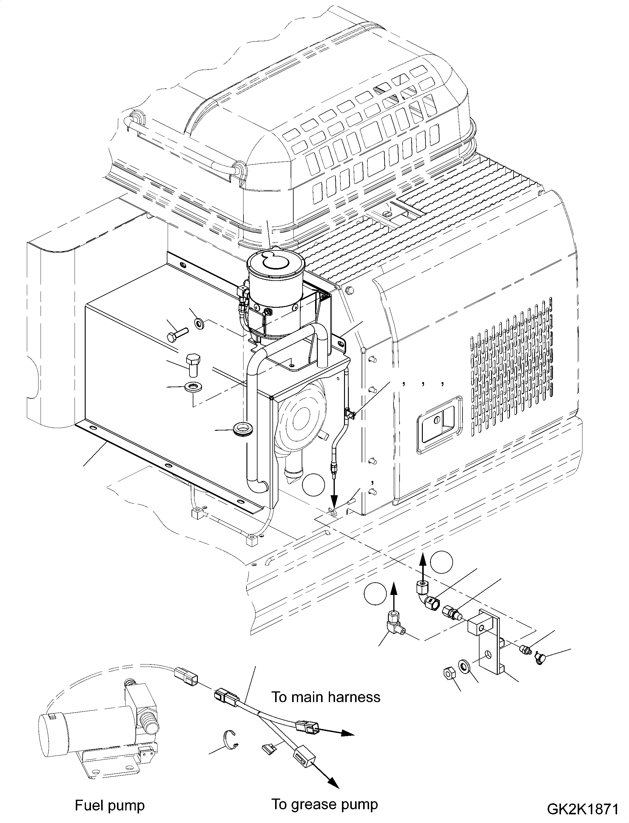 Крышка 20K-S95-H330 KOMATSU