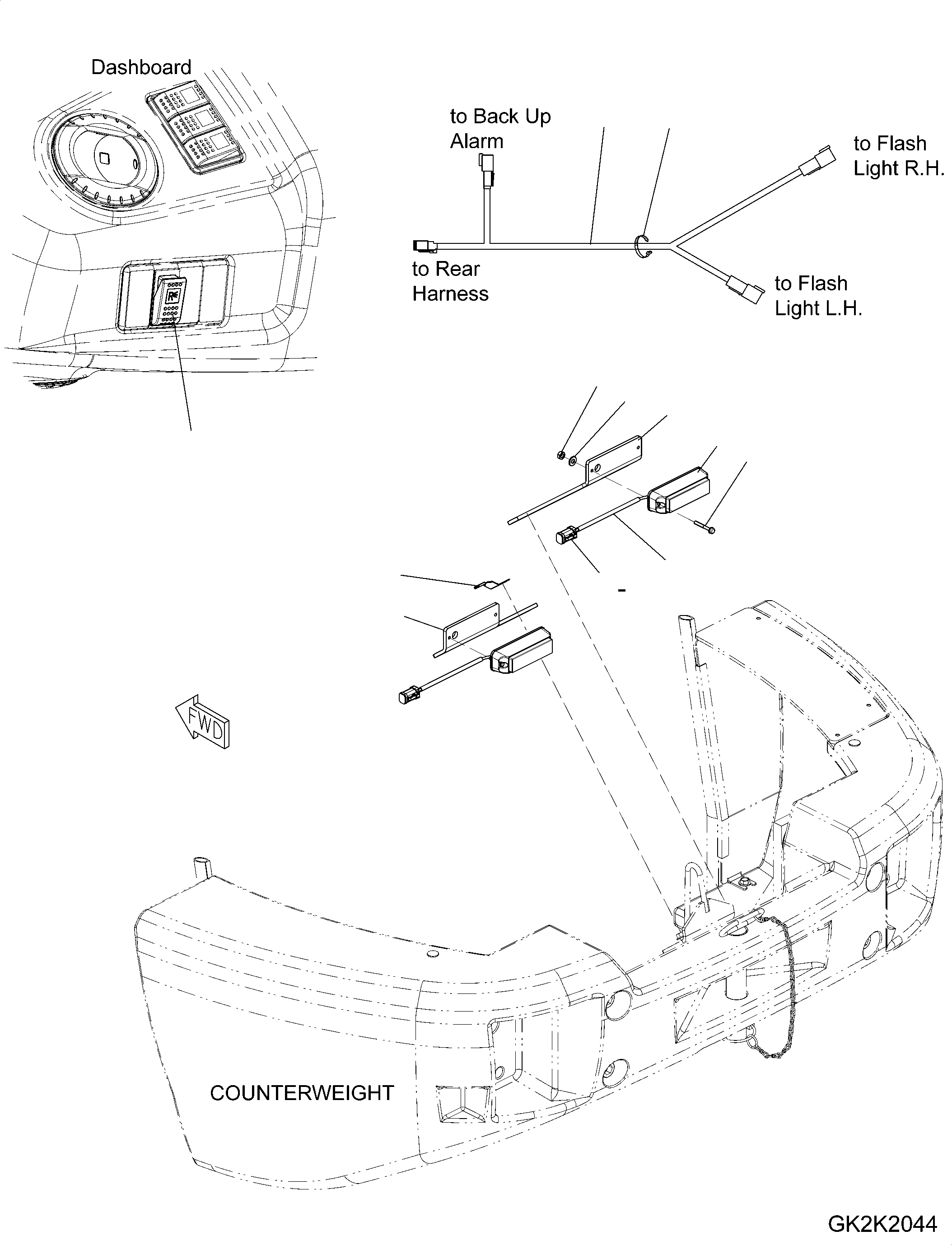 BRACKET, LHS 42T-06-39170 KOMATSU
