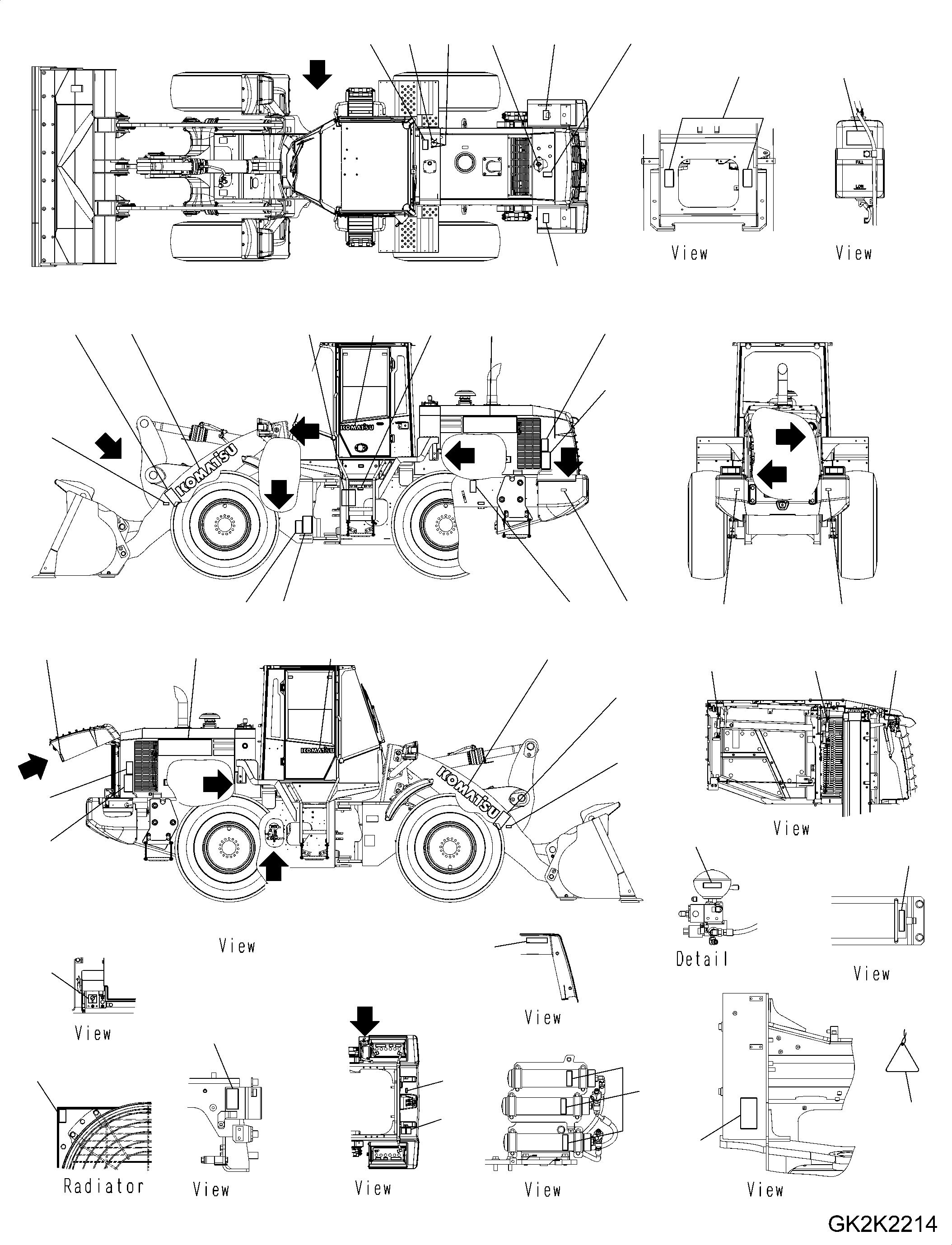 Табличка модели машины 419-U77-5720 KOMATSU