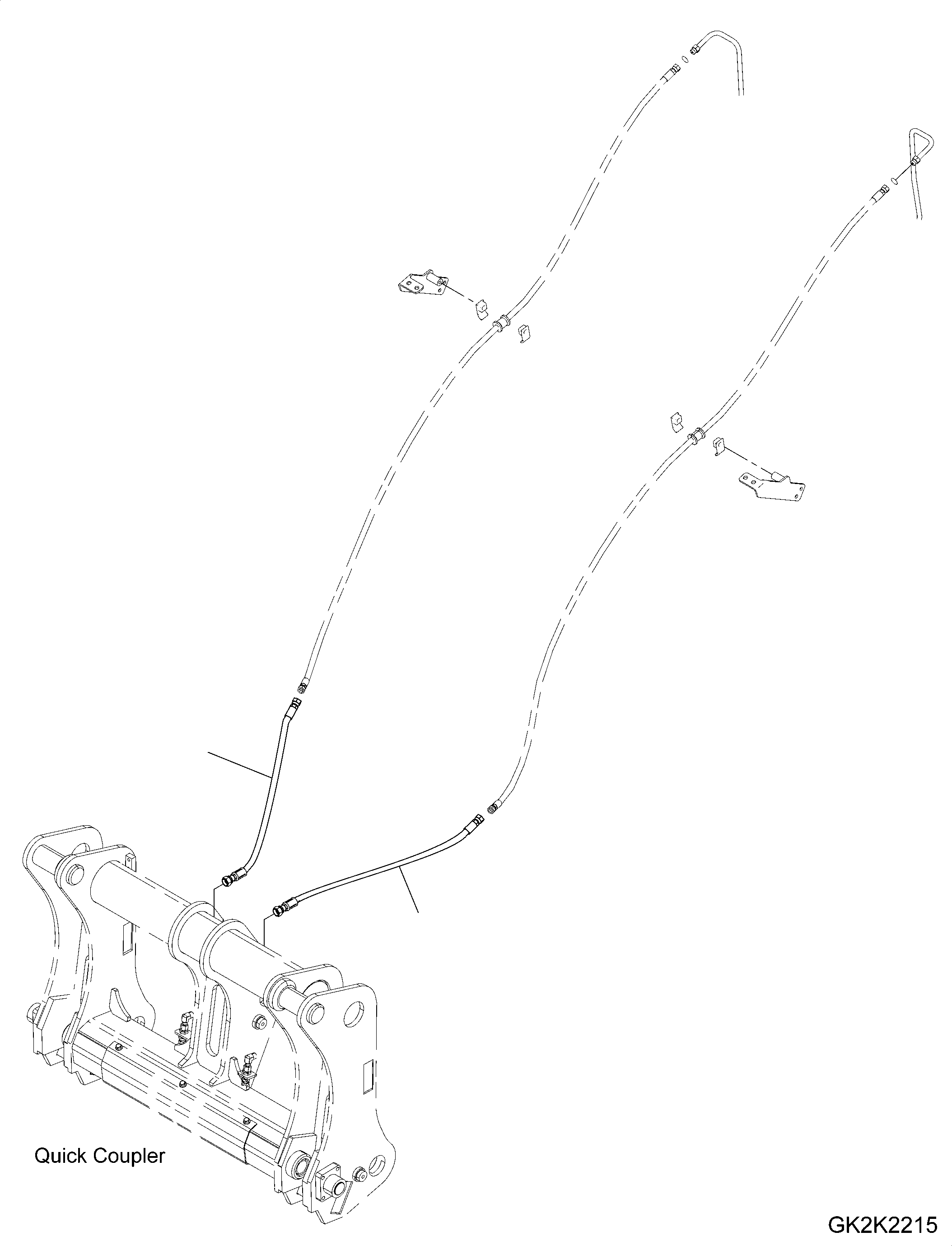Шланг с торцевым уплотнением 02765-20312 KOMATSU
